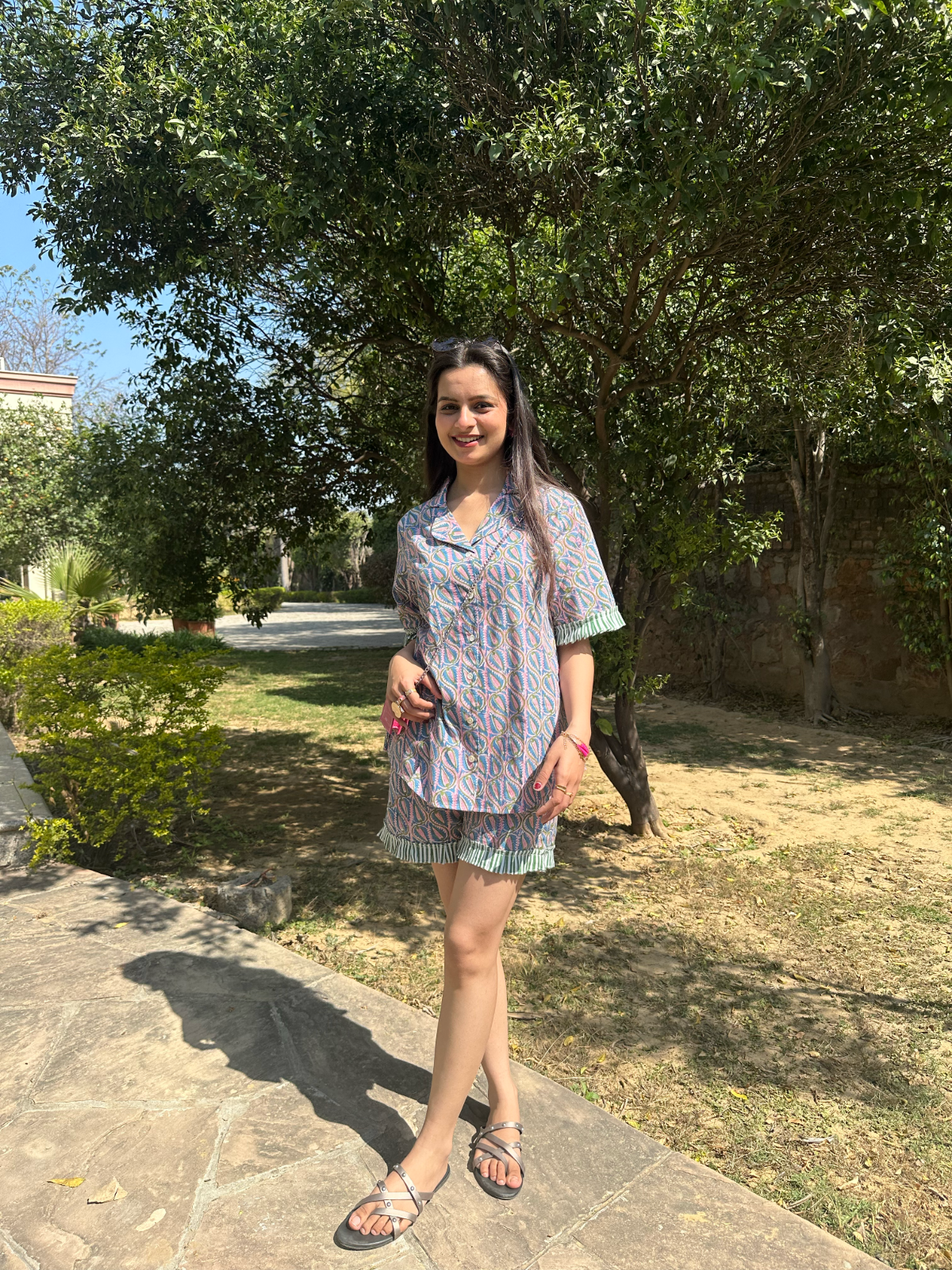 Iris Resort Wear Shorts Set