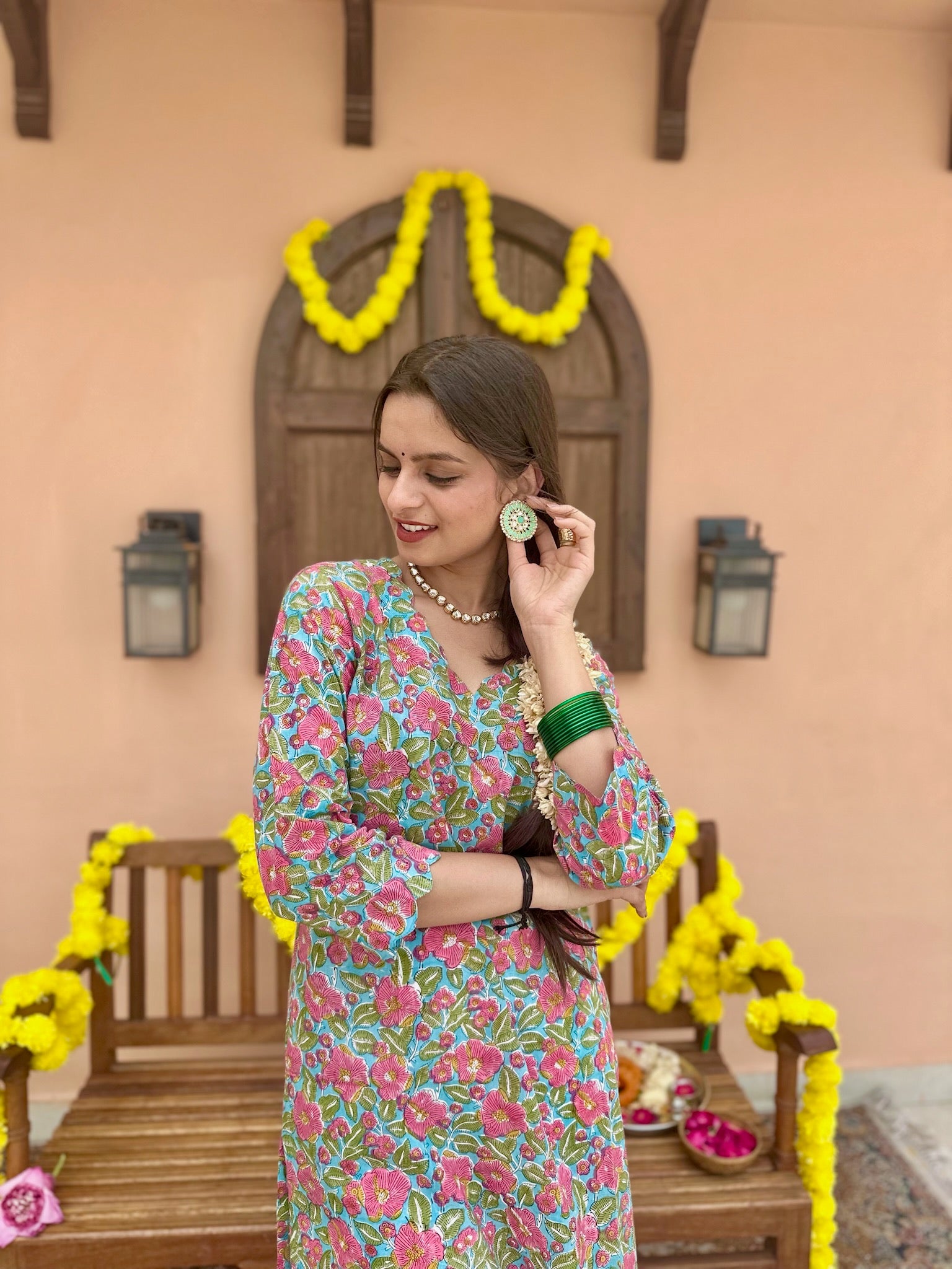 Tiffany Blue Long Kurta