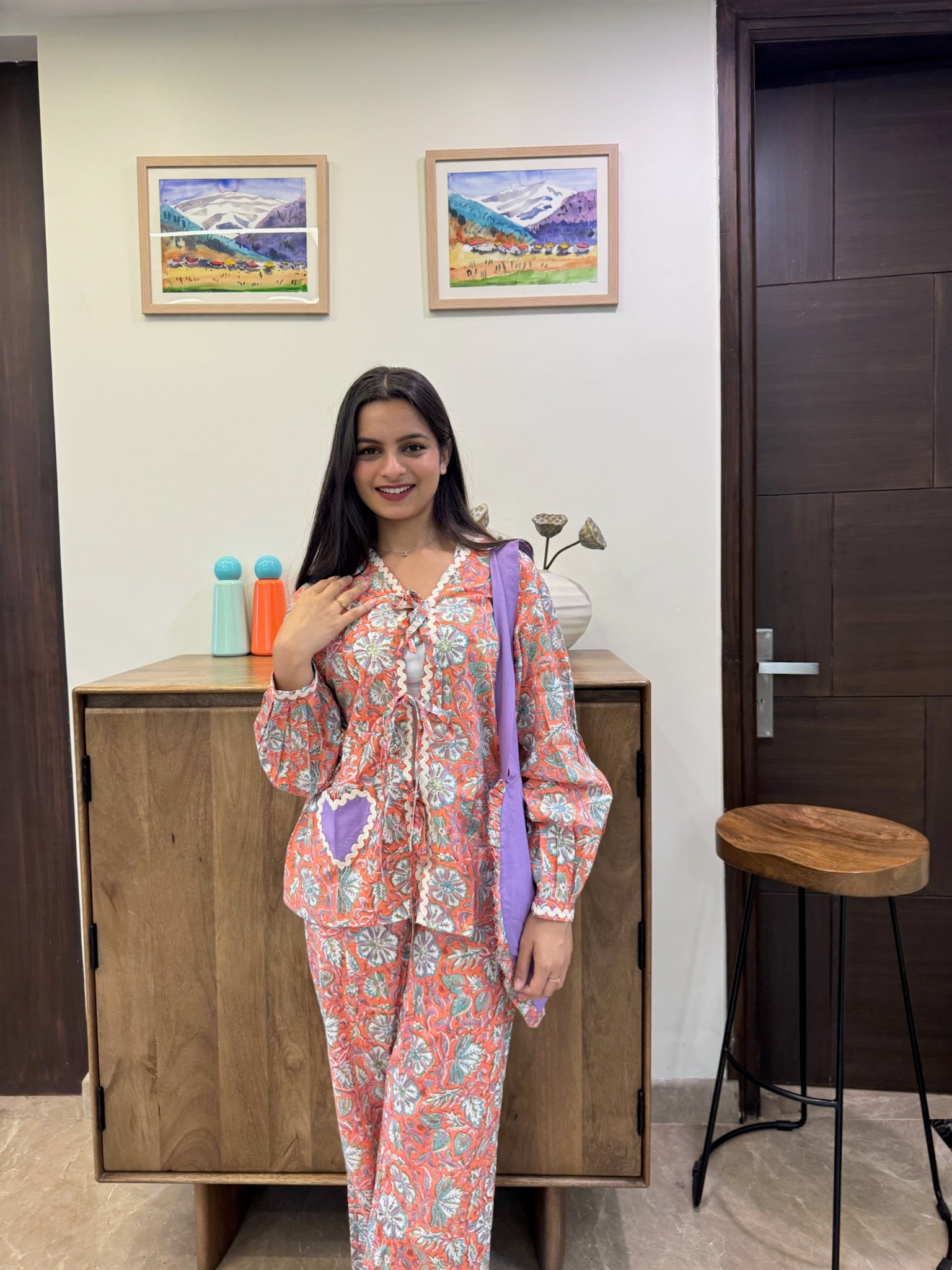 Sahar Heart Resort Wear Set