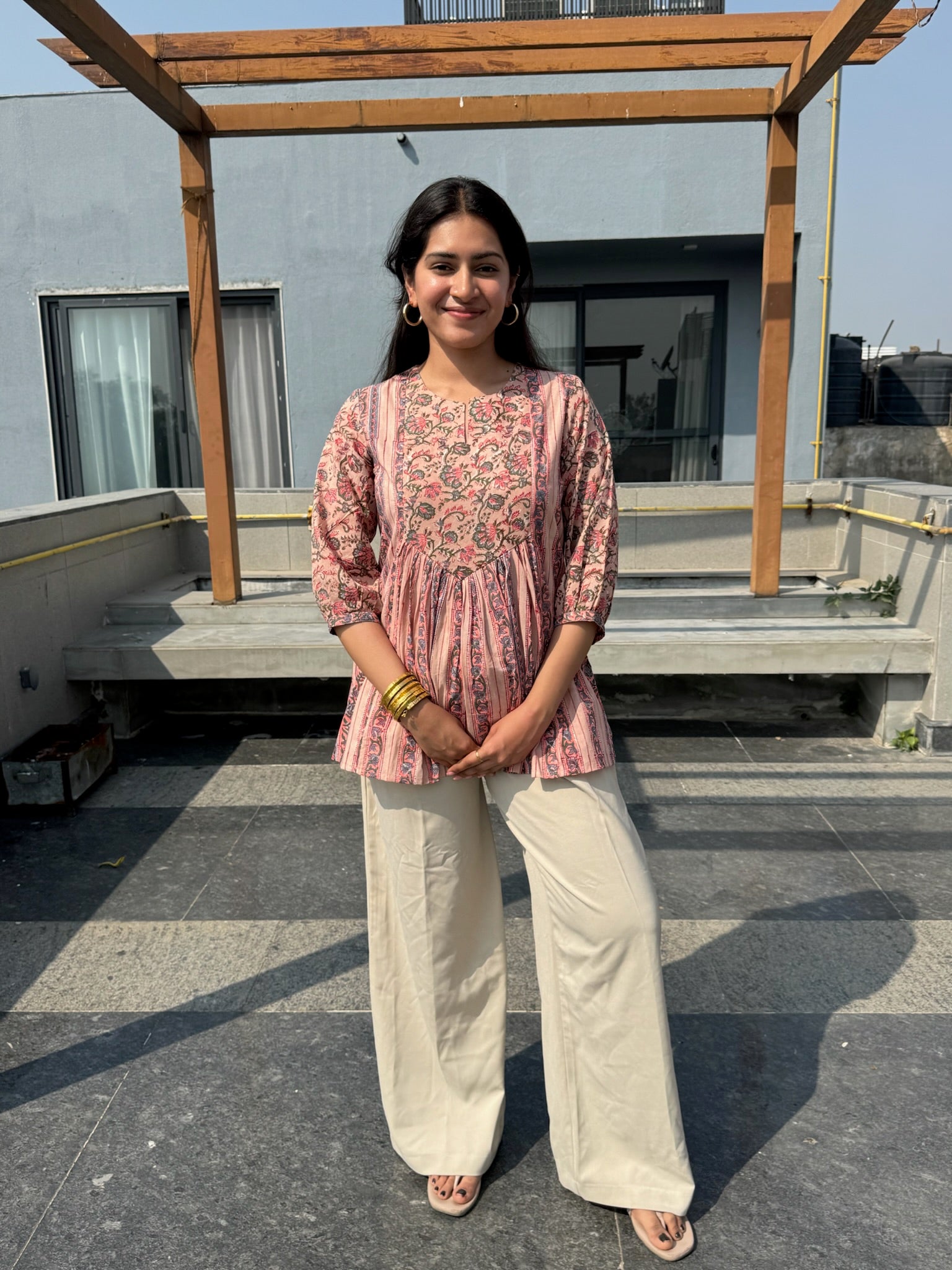 Rosemary Gather Short Kurti