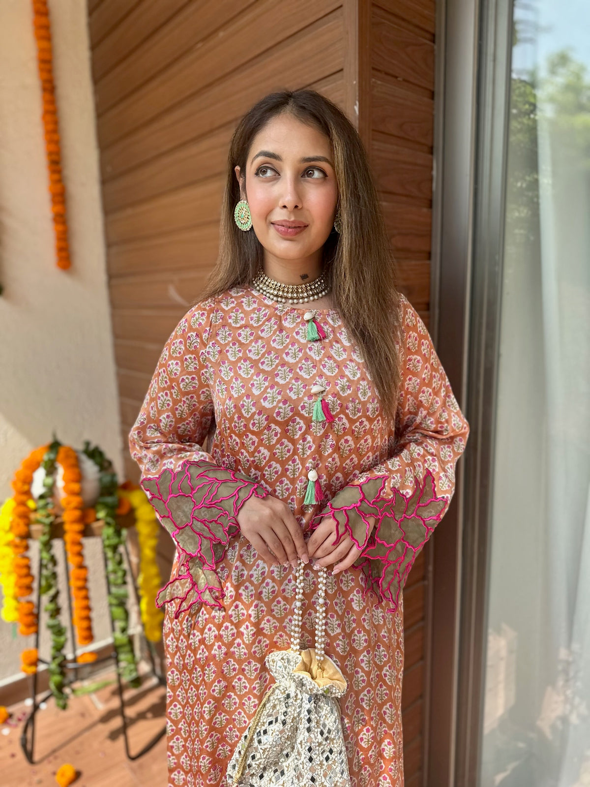 Gerua Modal Embroidery Set
