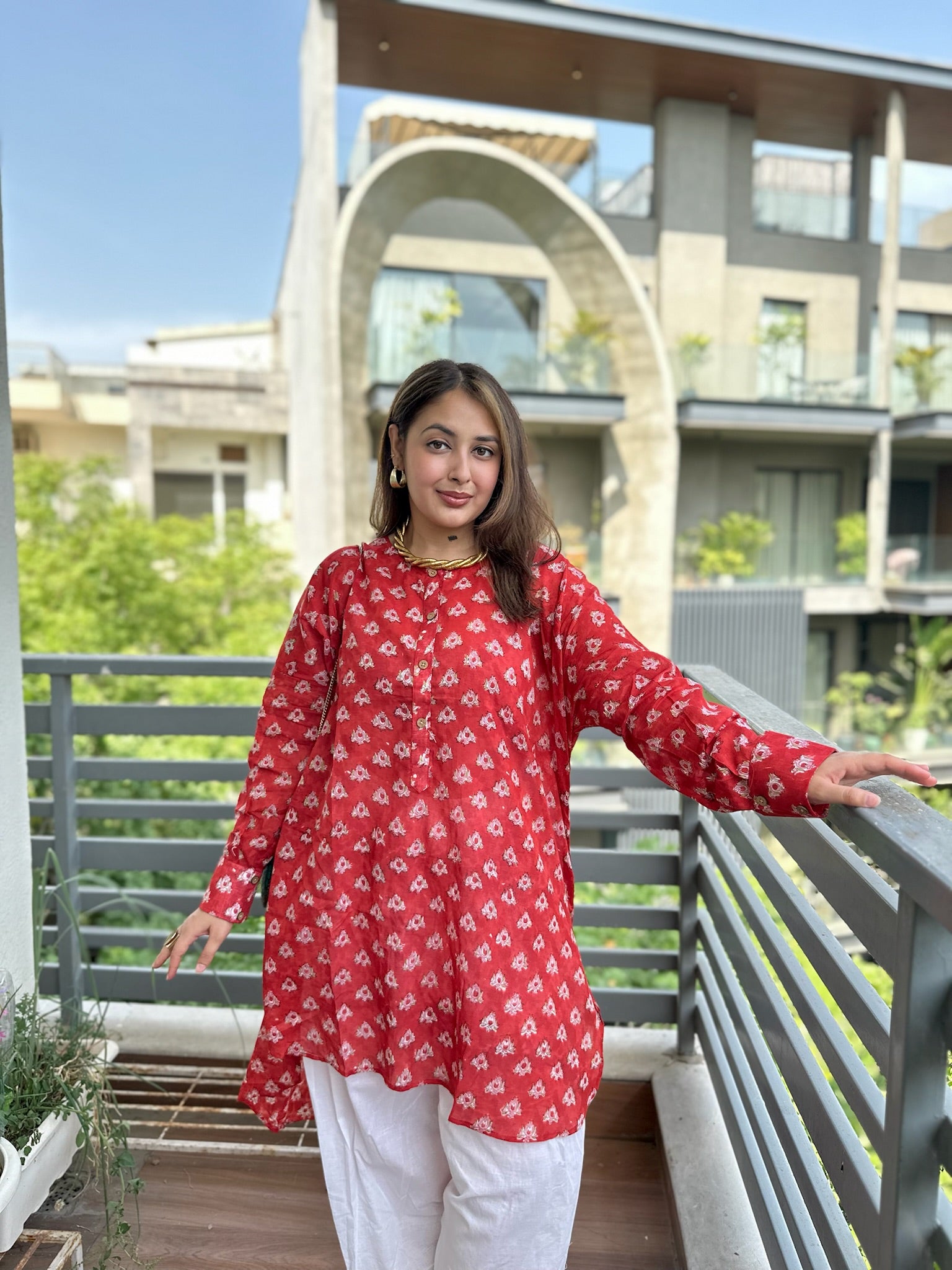 Shafaq Noor Mulmul Coord Set