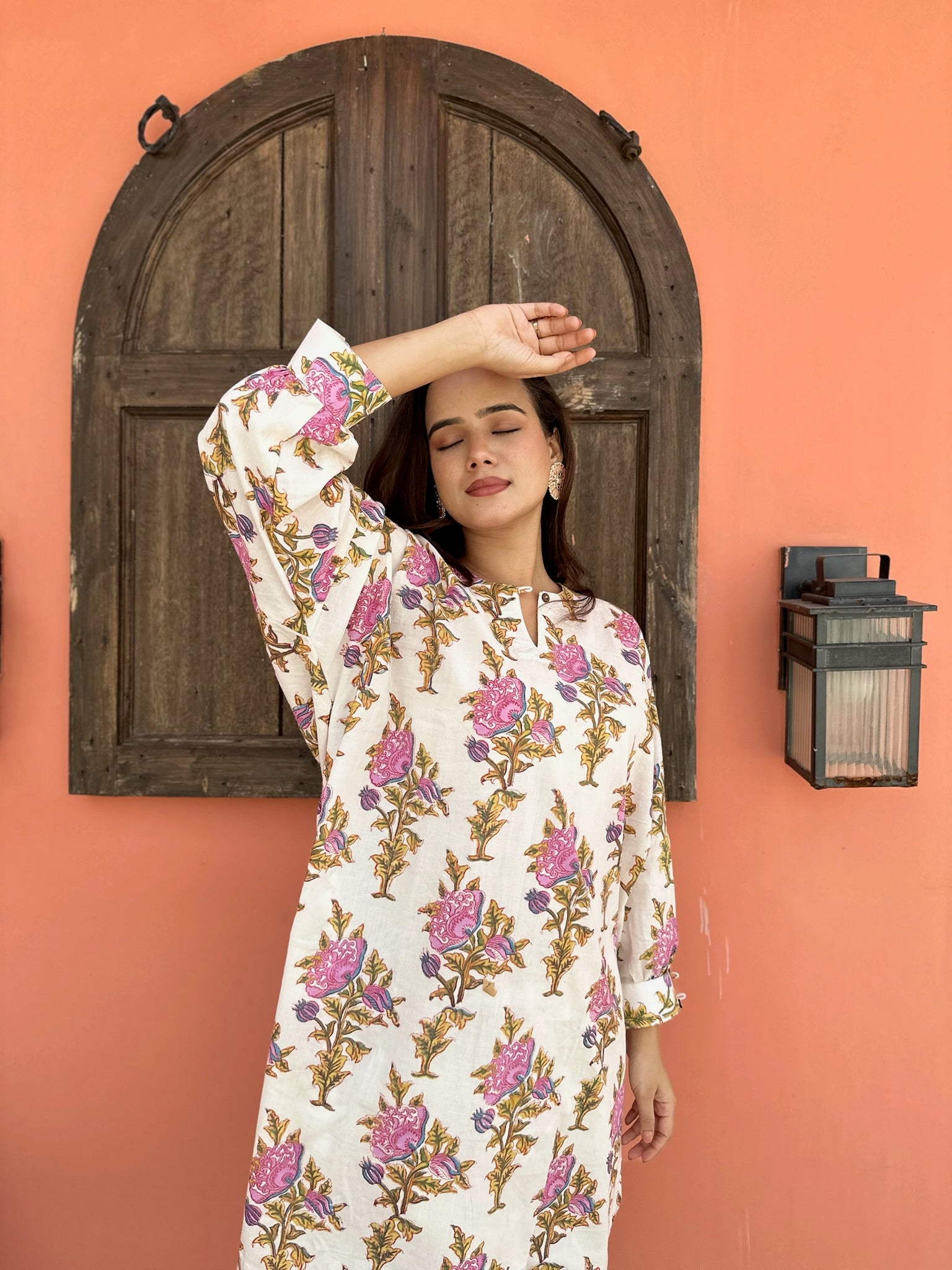 Boxy Mandevilla Pink Co-Ord Set