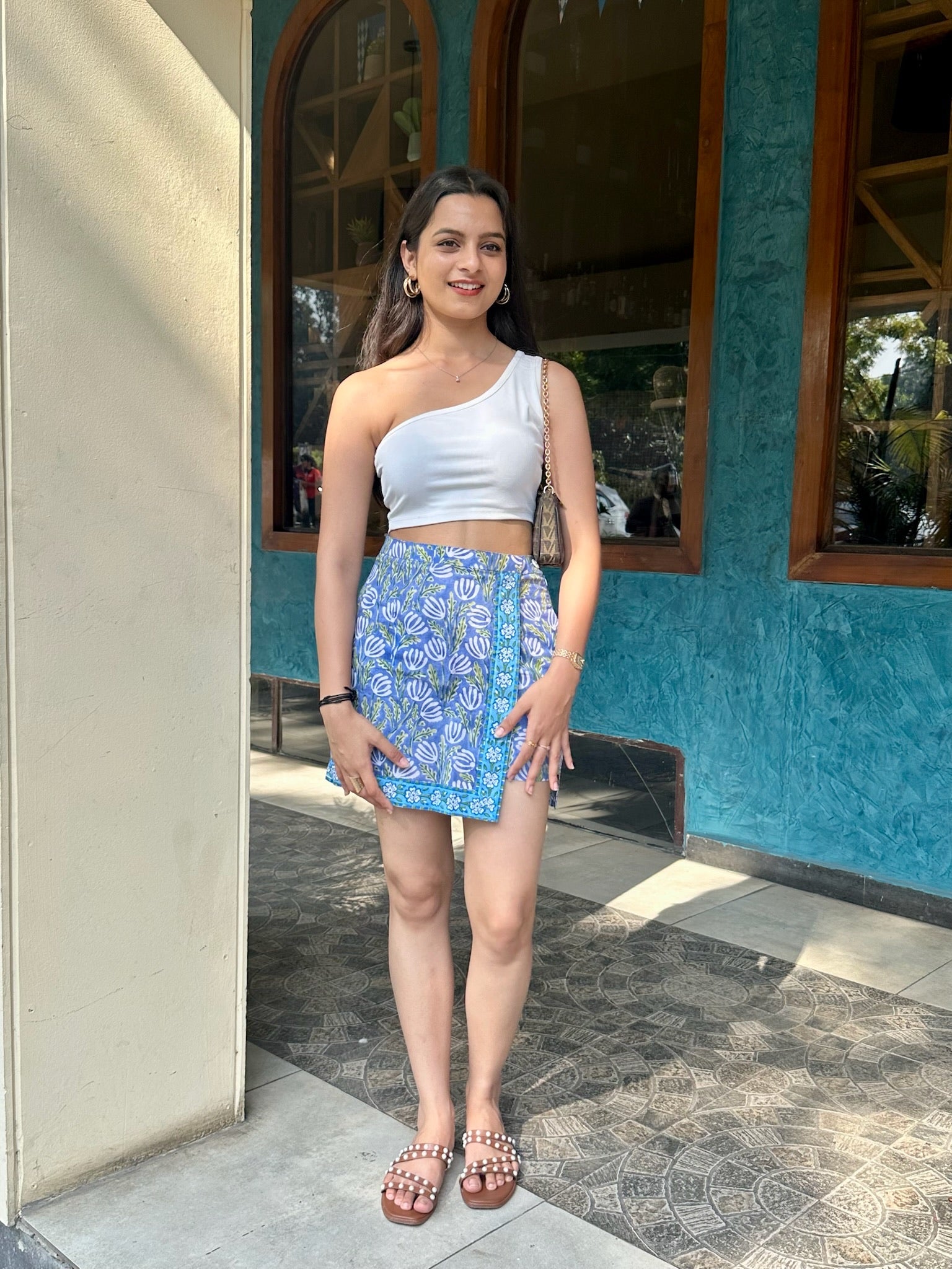 Deep Sea Water Skort