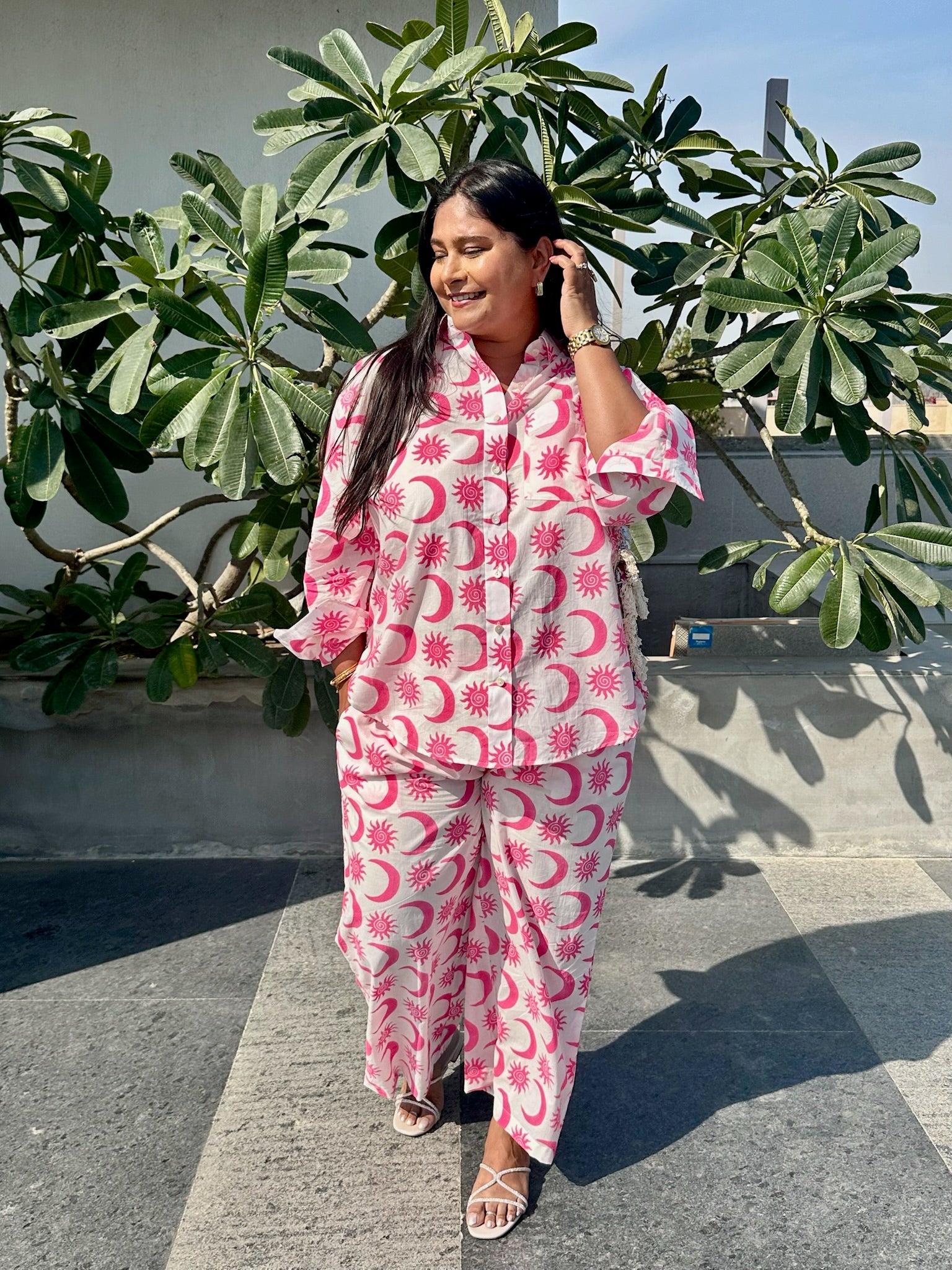 Sun and Moon Pink Co-ord Set