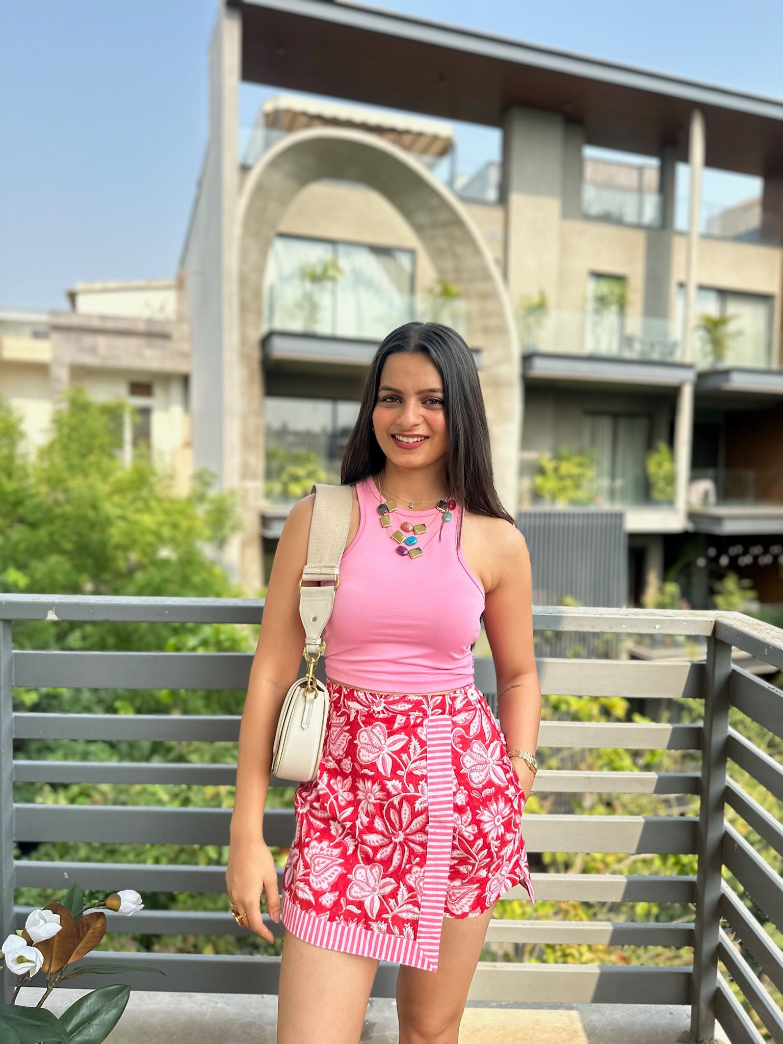 Gulnaar Bloom Skort