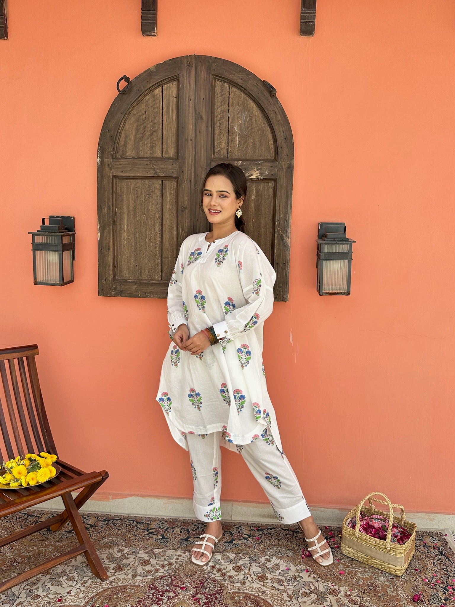 Boxy Hydrangea Co-Ord Set