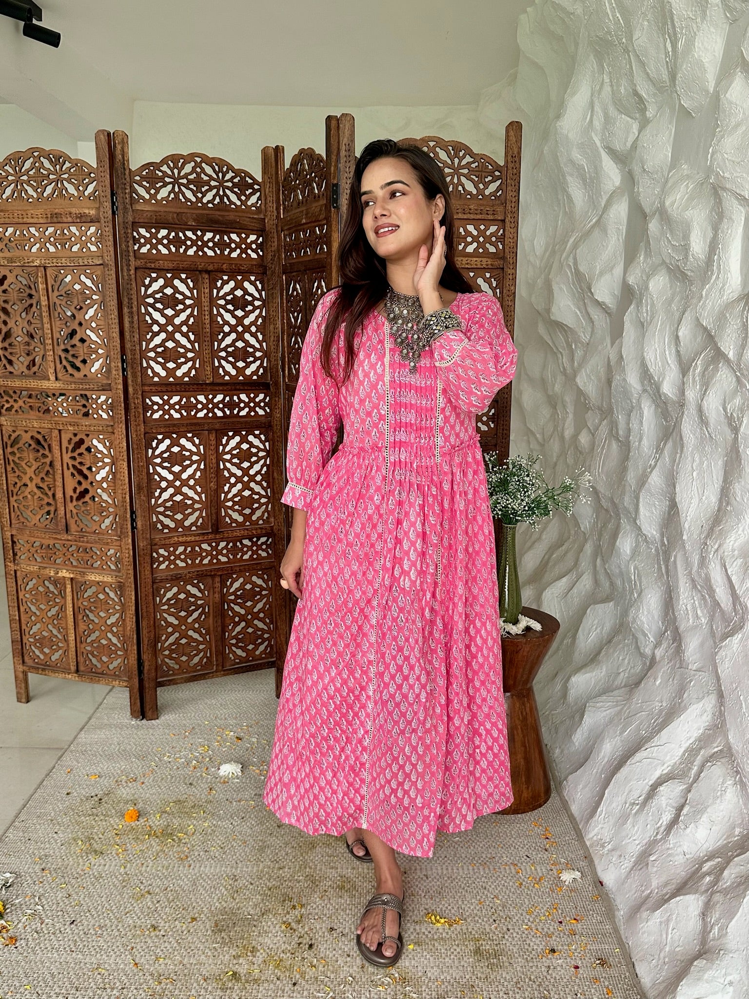 Jaipur Jewel Mulmul Maxi Dress
