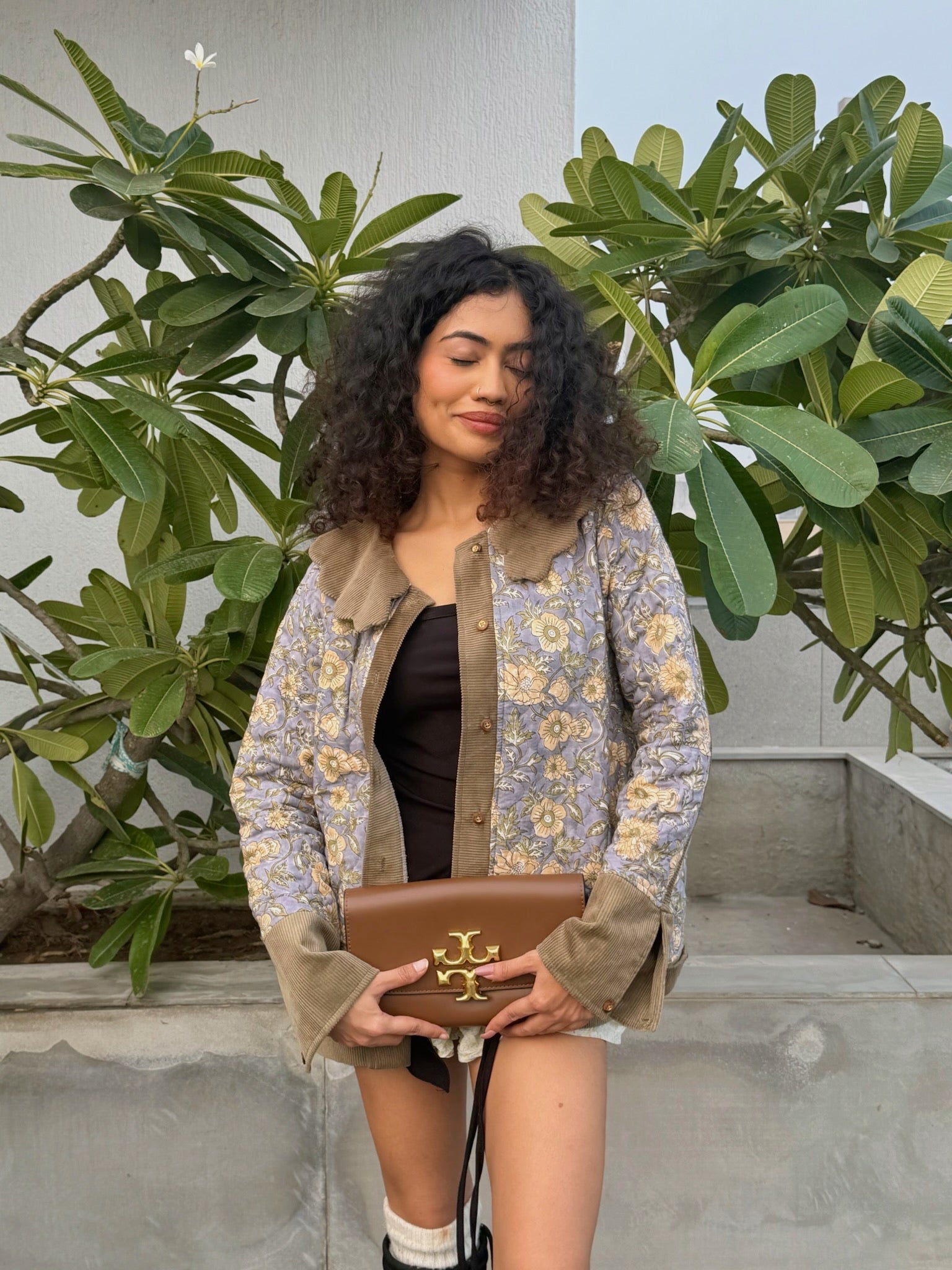 Avocado Green Corduroy Jacket