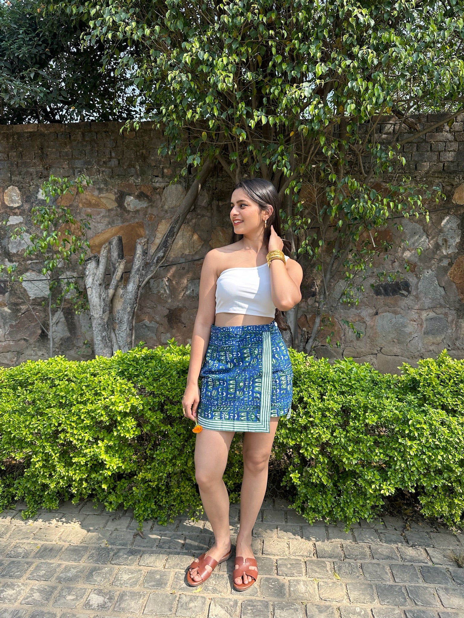 Sapphire Forest Print Skort