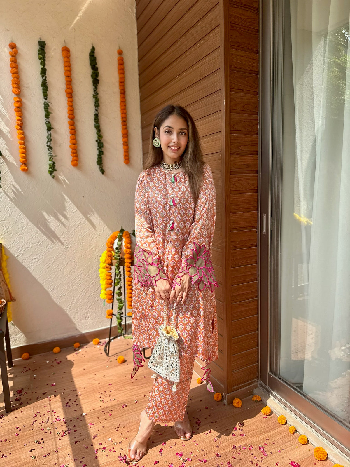 Gerua Modal Embroidery Set