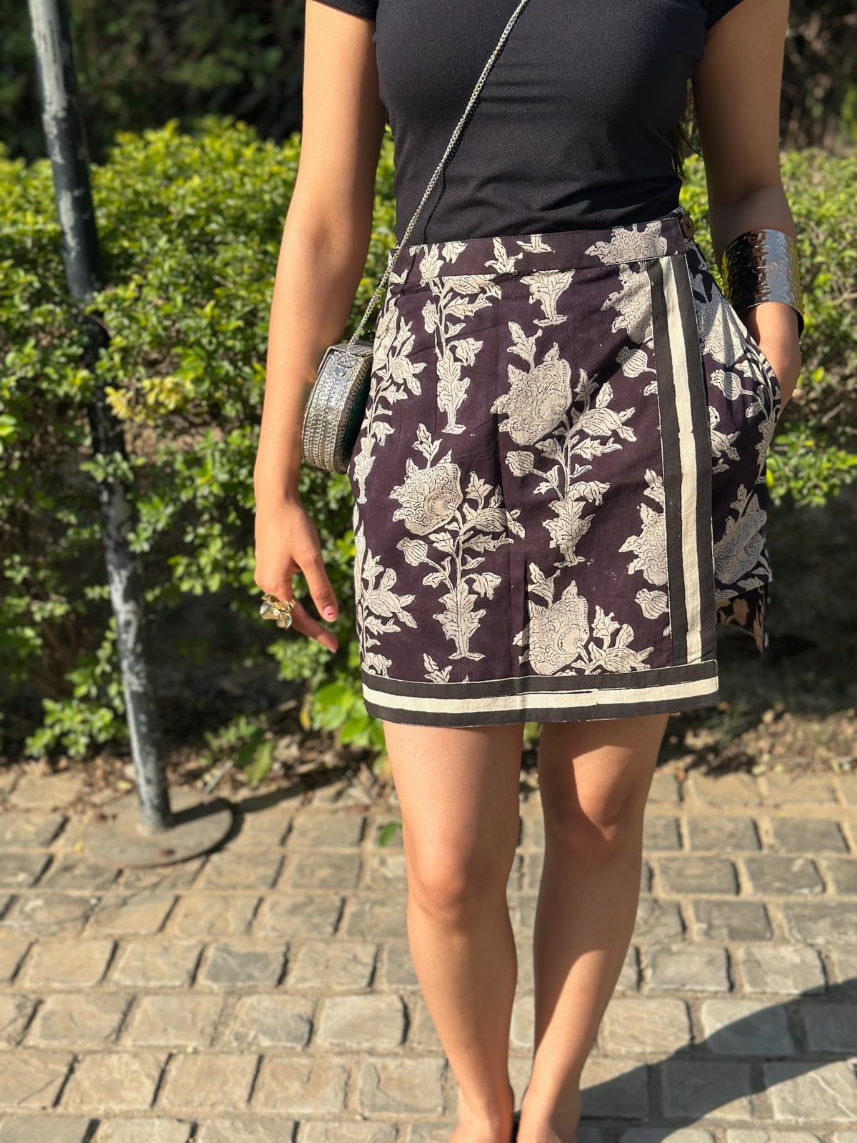 Onyx Black Skorts