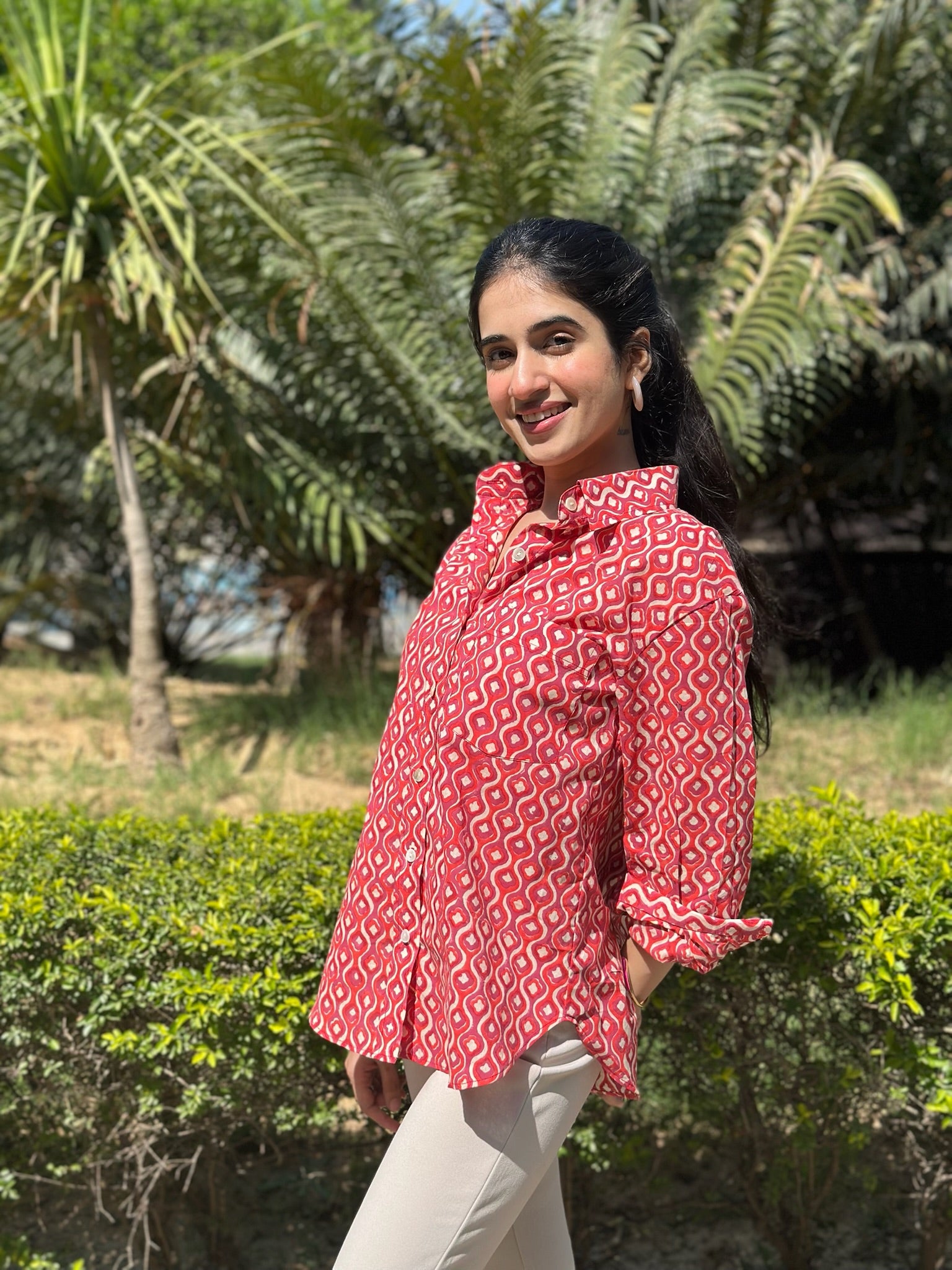 Clover Red Shirt