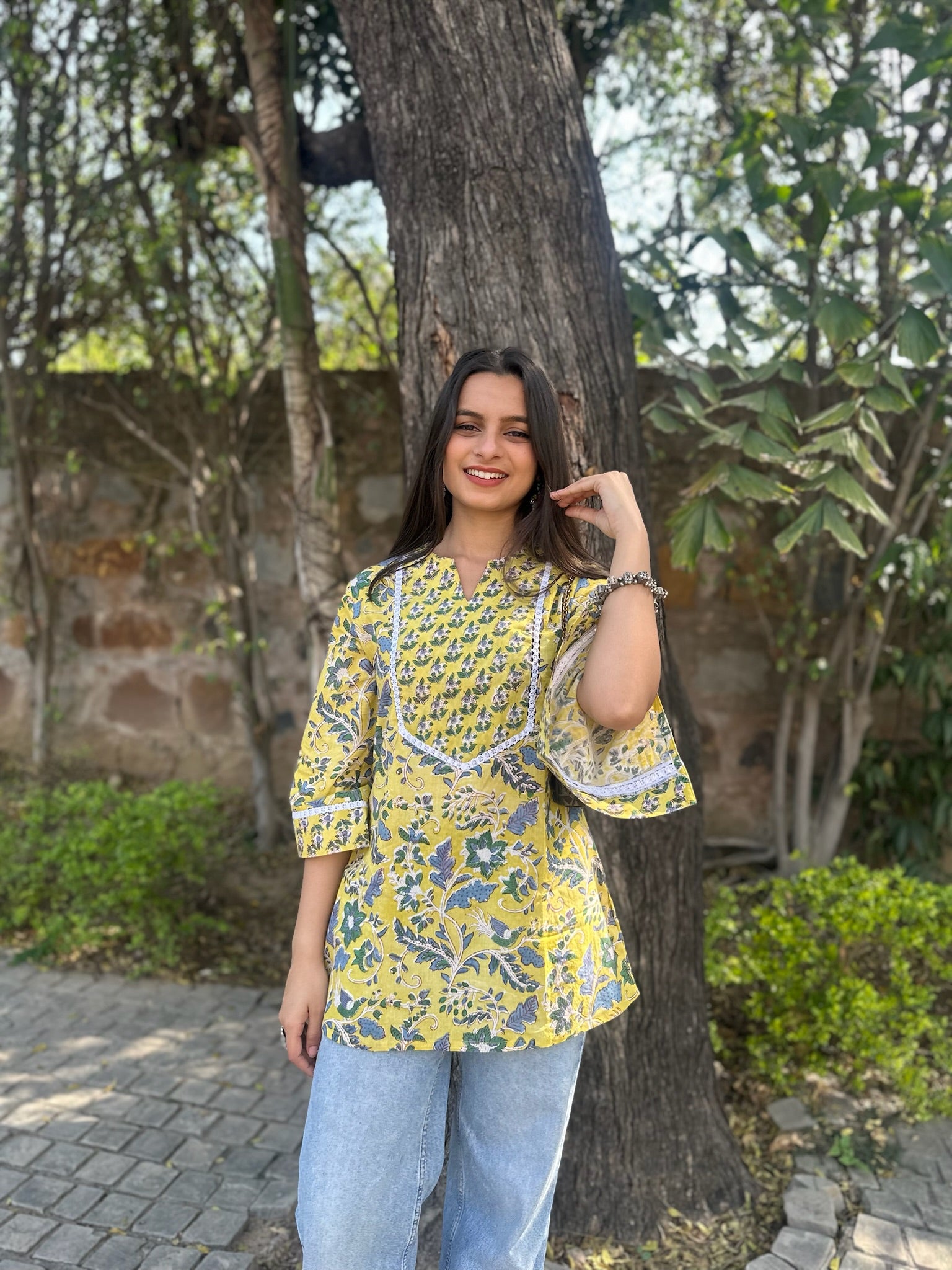 Karnatak Yoke Short Kurti