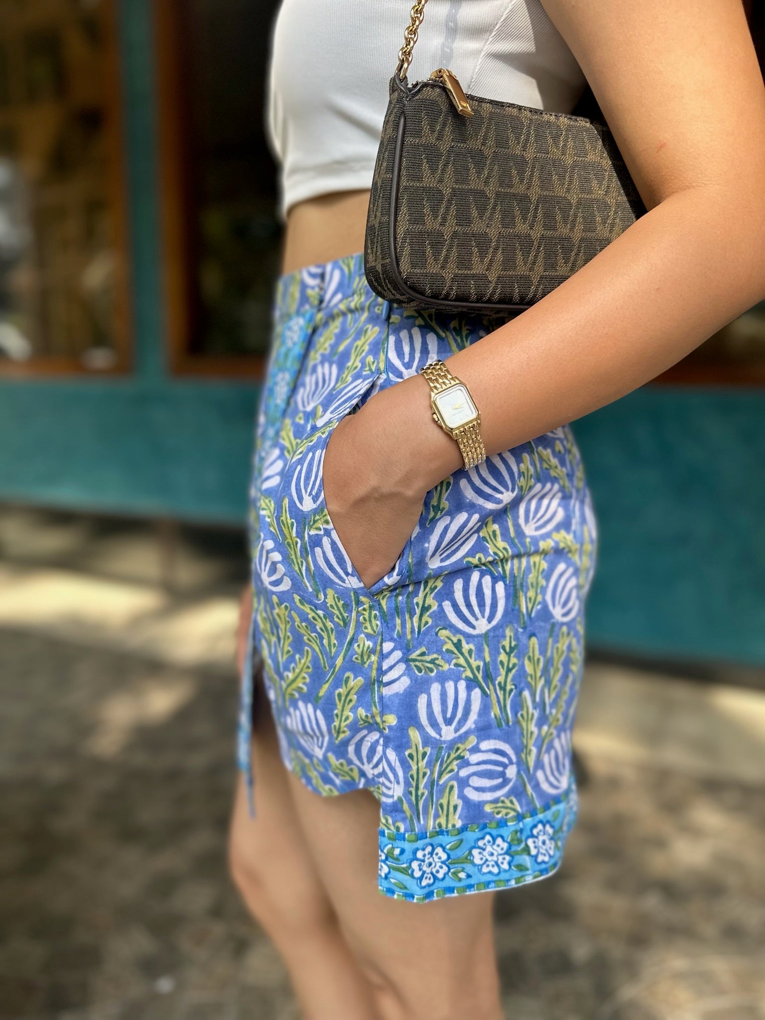 Deep Sea Water Skort