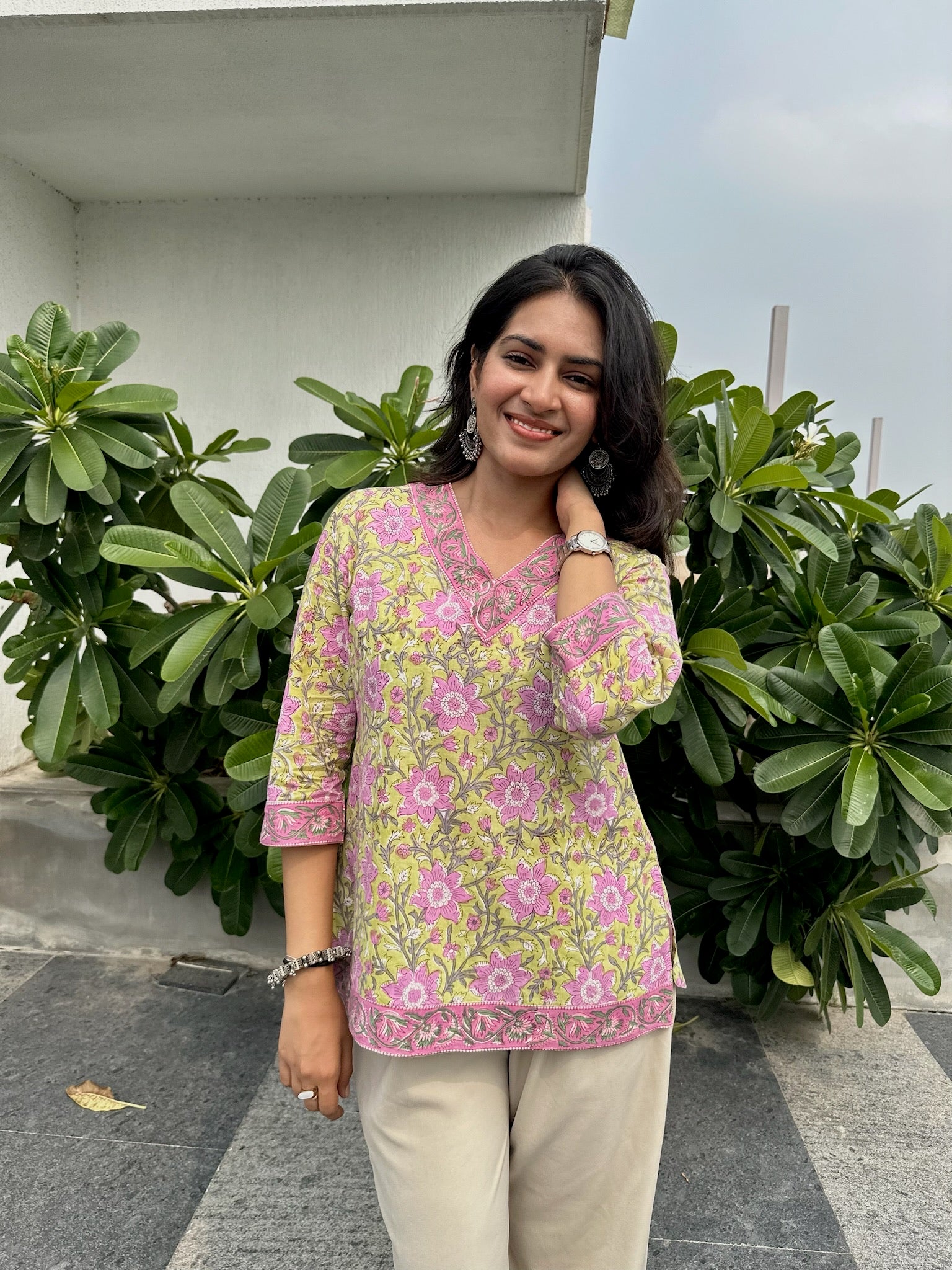 Phoolbagh Short Kurti
