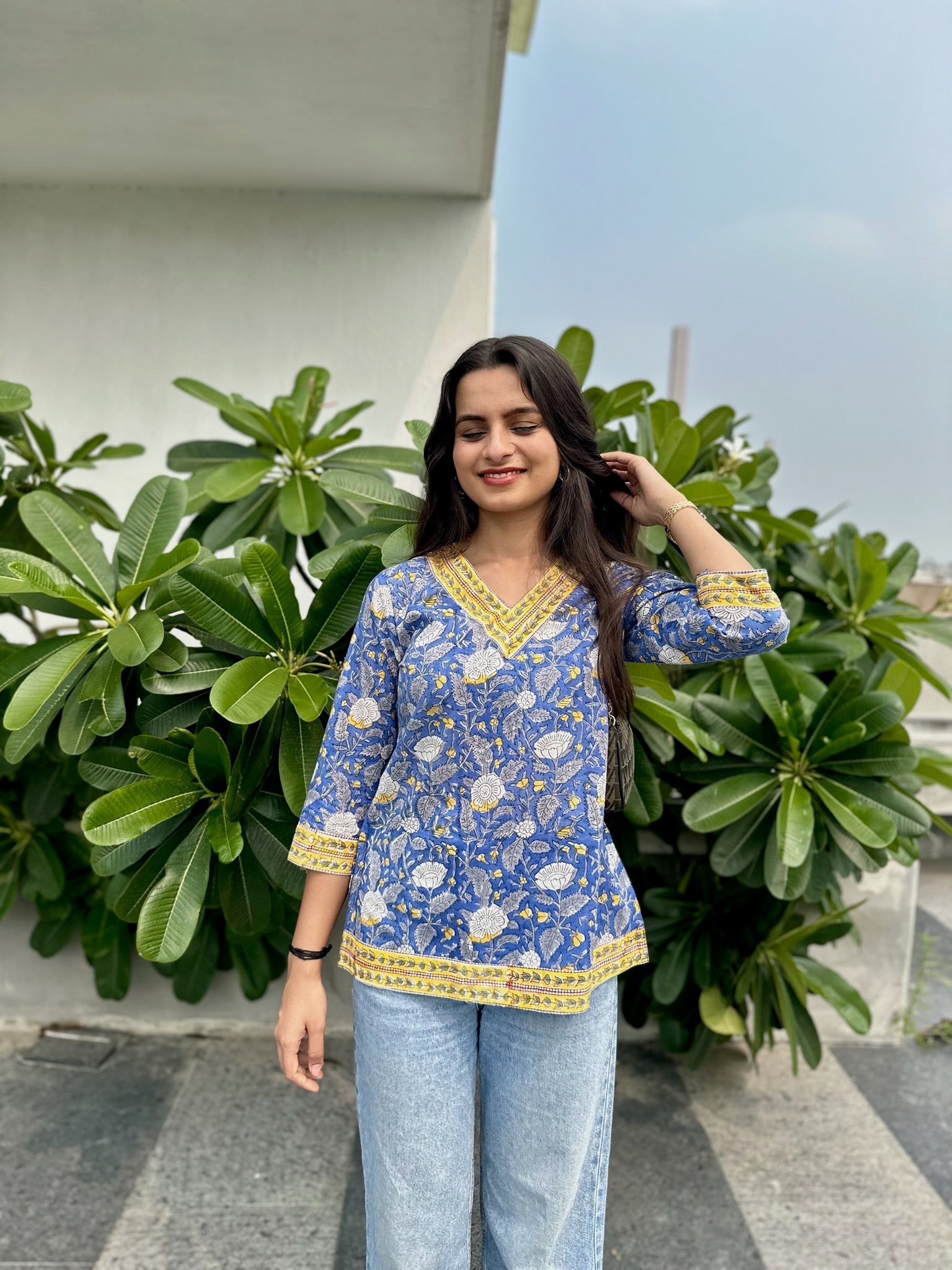 Neel Bagh Short Kurti