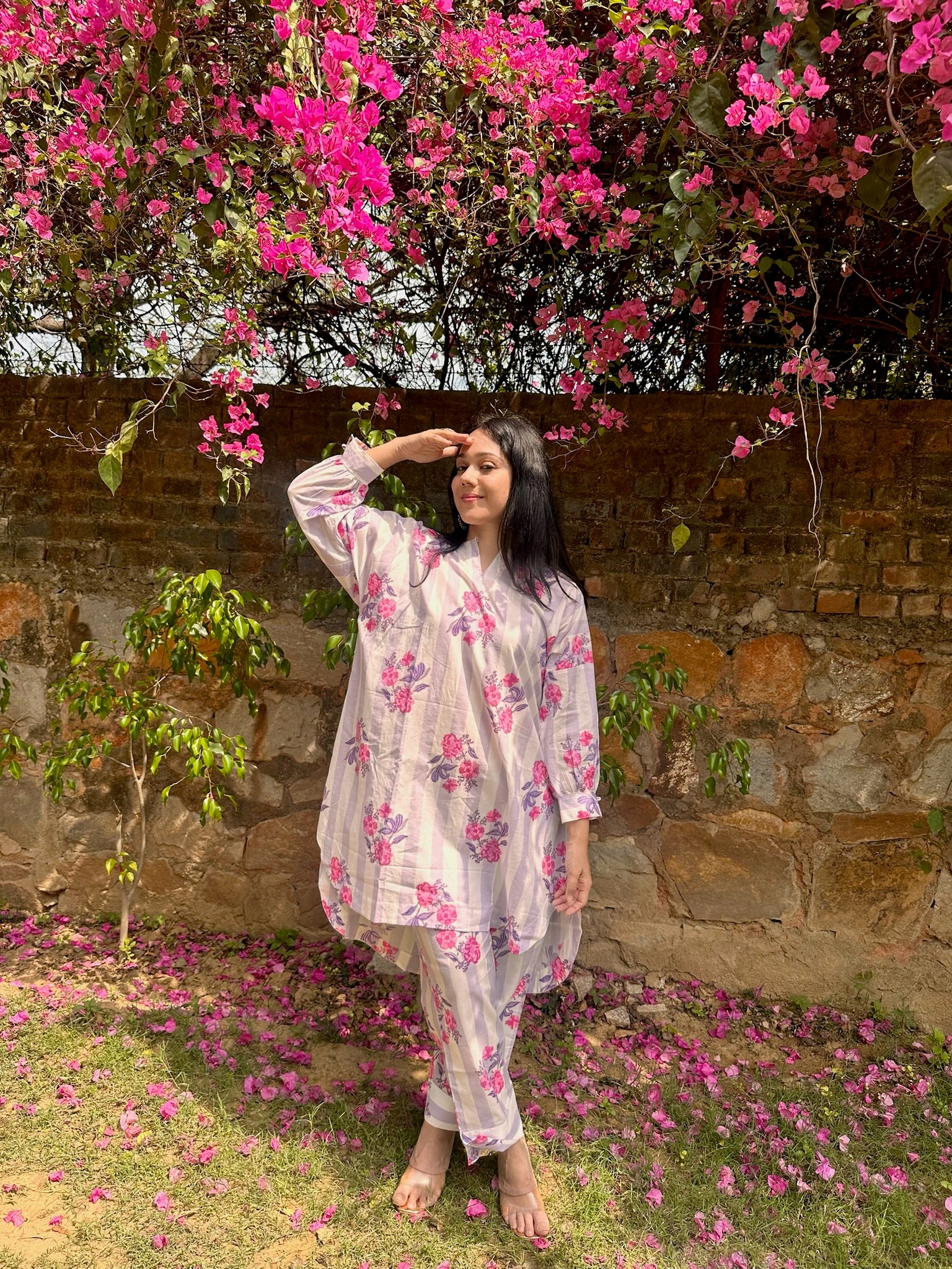 Boxy Murrey Co-ord Set