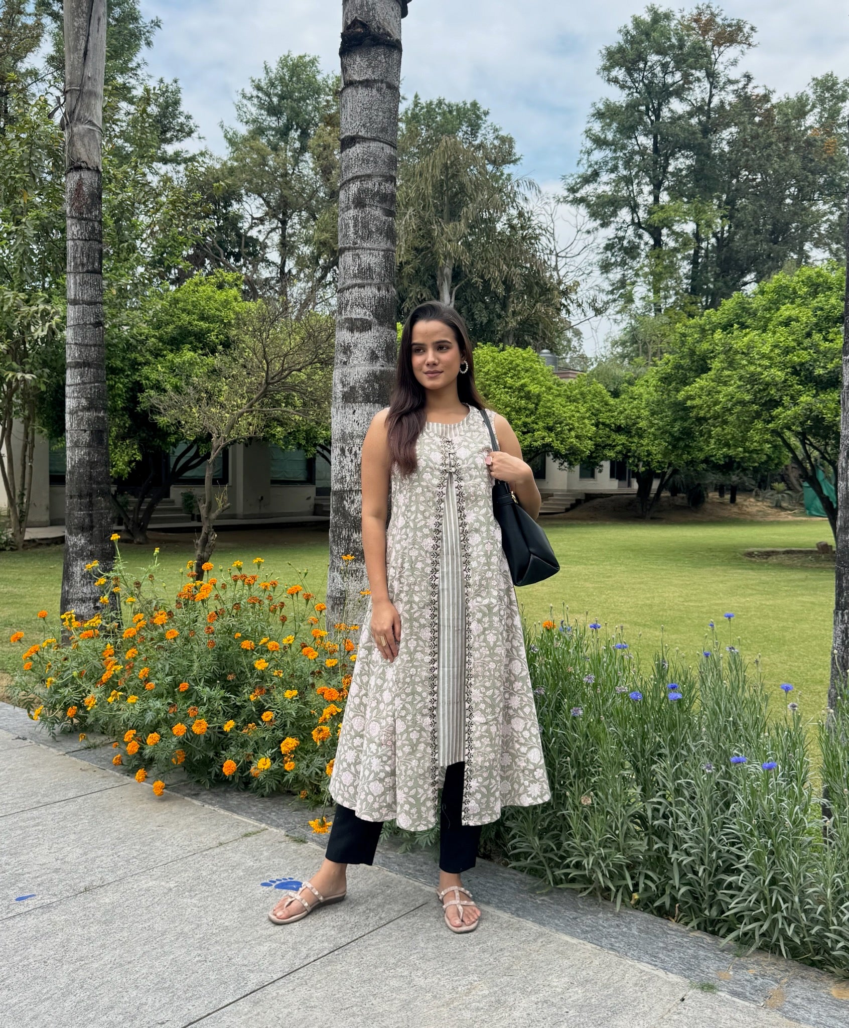 Chili Green Jacket Kurta Set