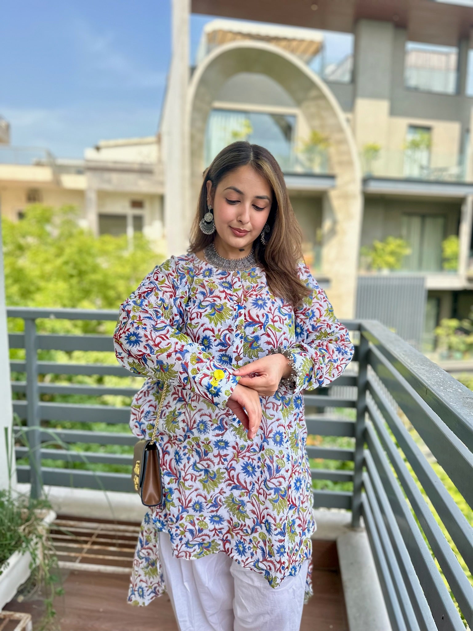 Neel Gulzar Mulmul Co-ord Set