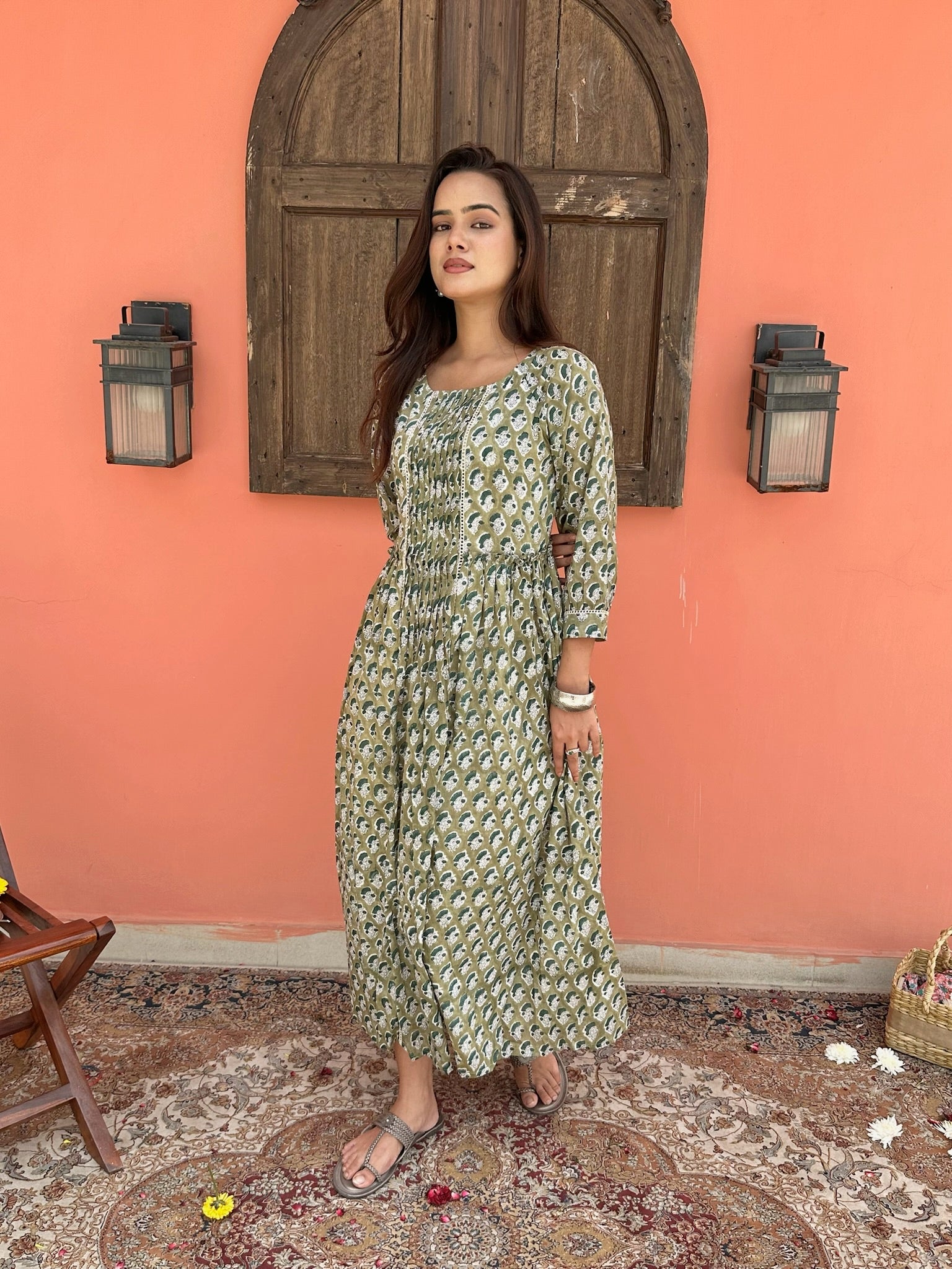 Monsoon Bamboo Mulmul Maxi Dress