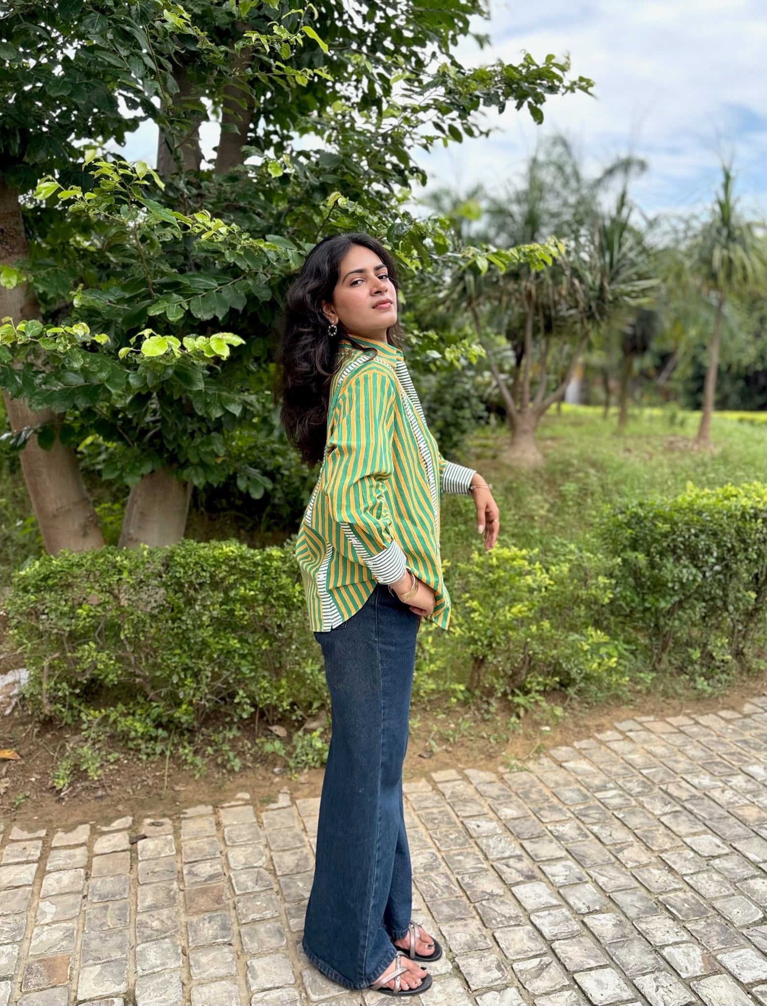 Sunlit Forest Multi Placket Shirt