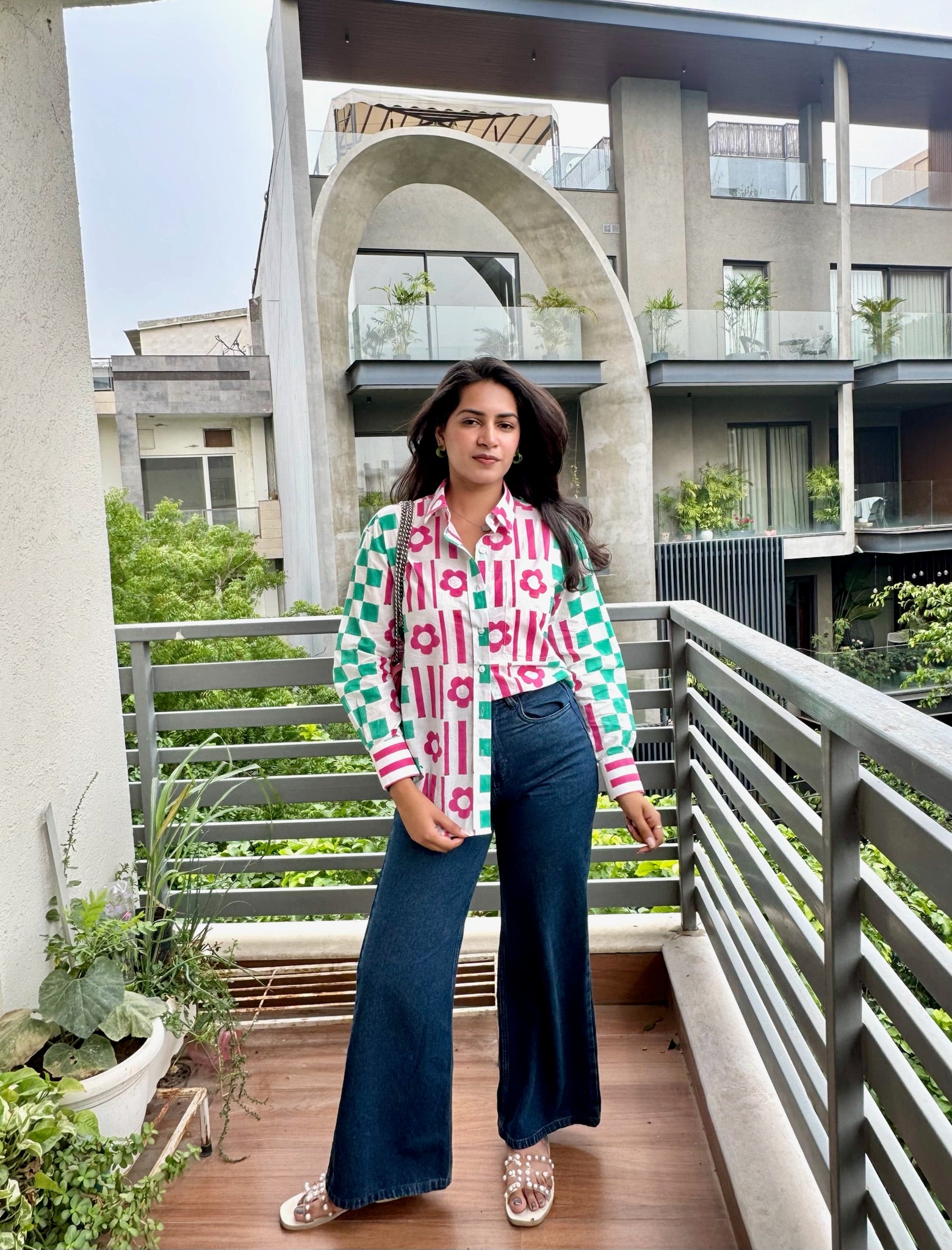 Exclusive Pink Check Shirt