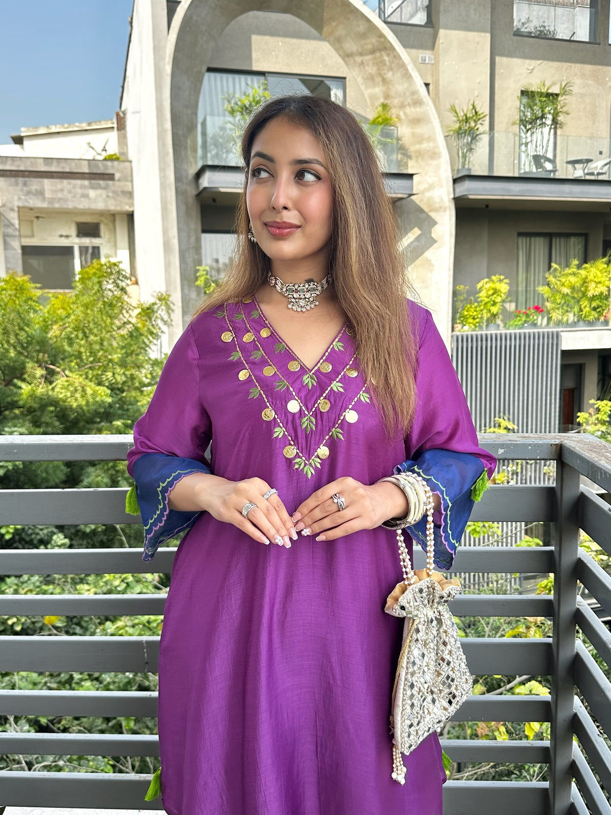Gulnaar Solid Embroidery Set