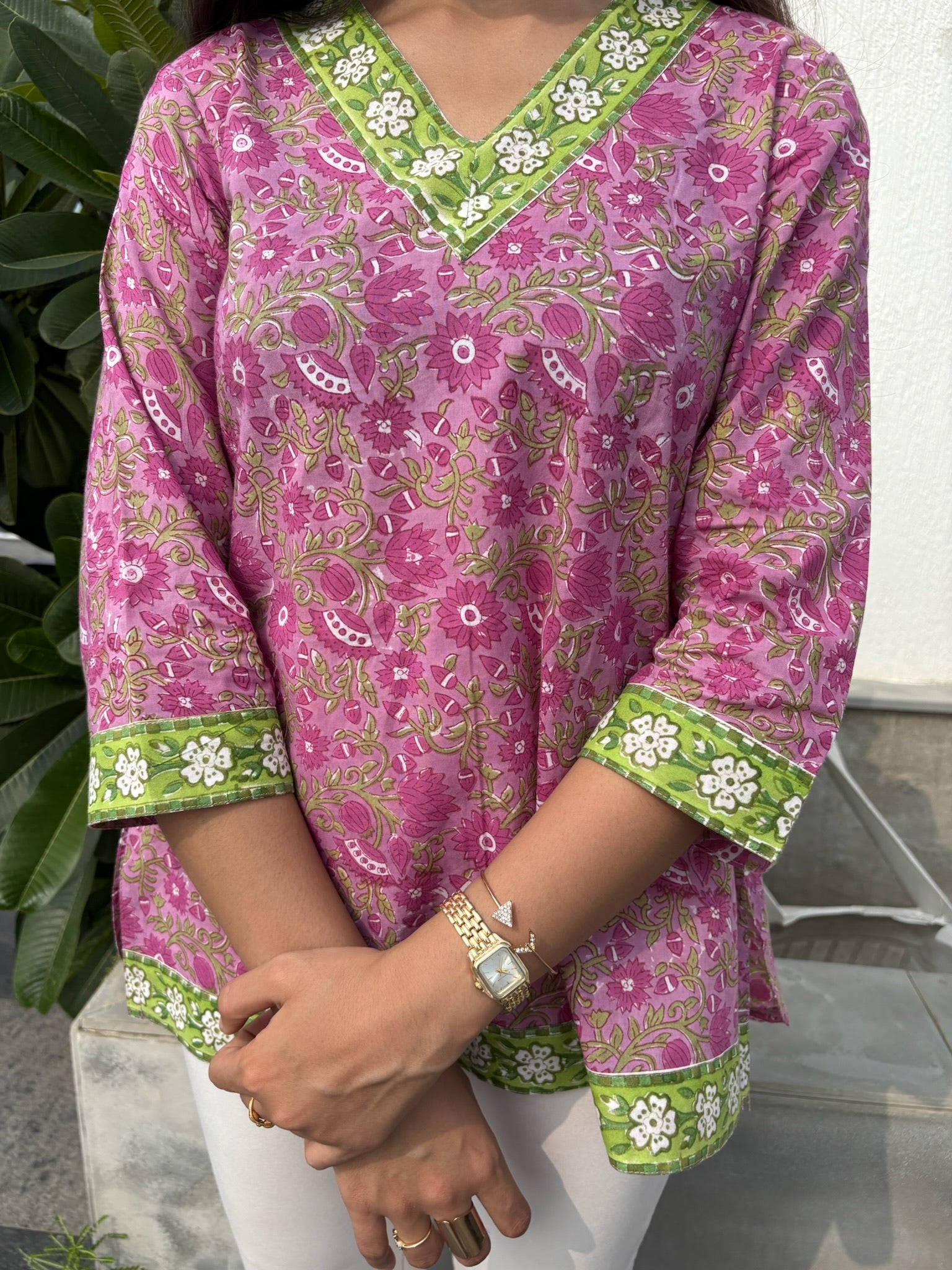 Sage Rose Short Kurti