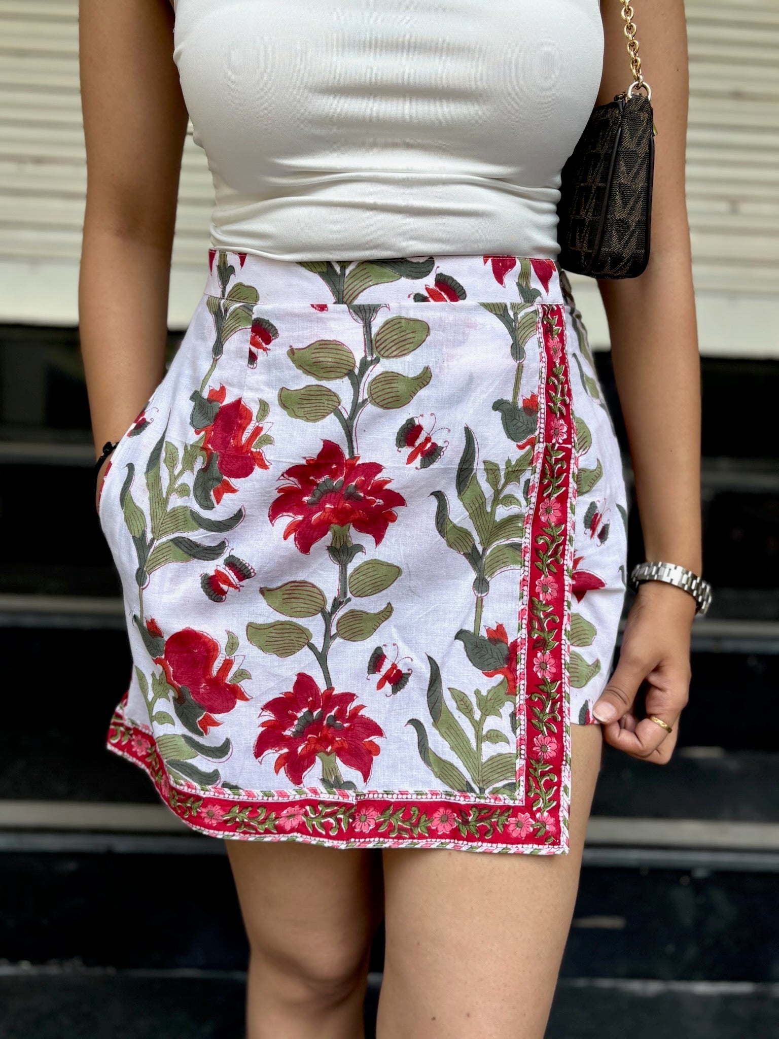 Hibiscus Skort