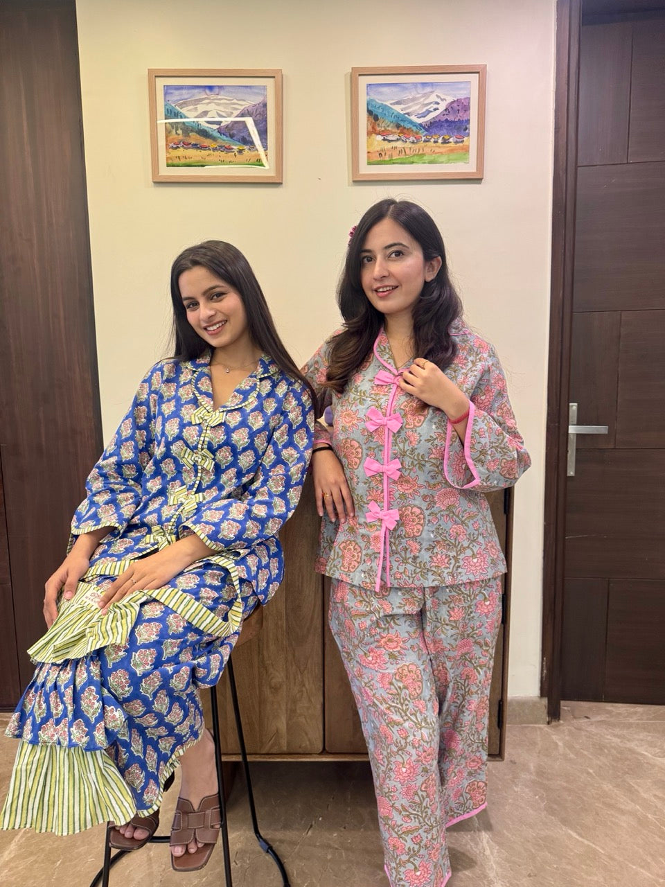 Neelkamal Bow Resort Wear Set