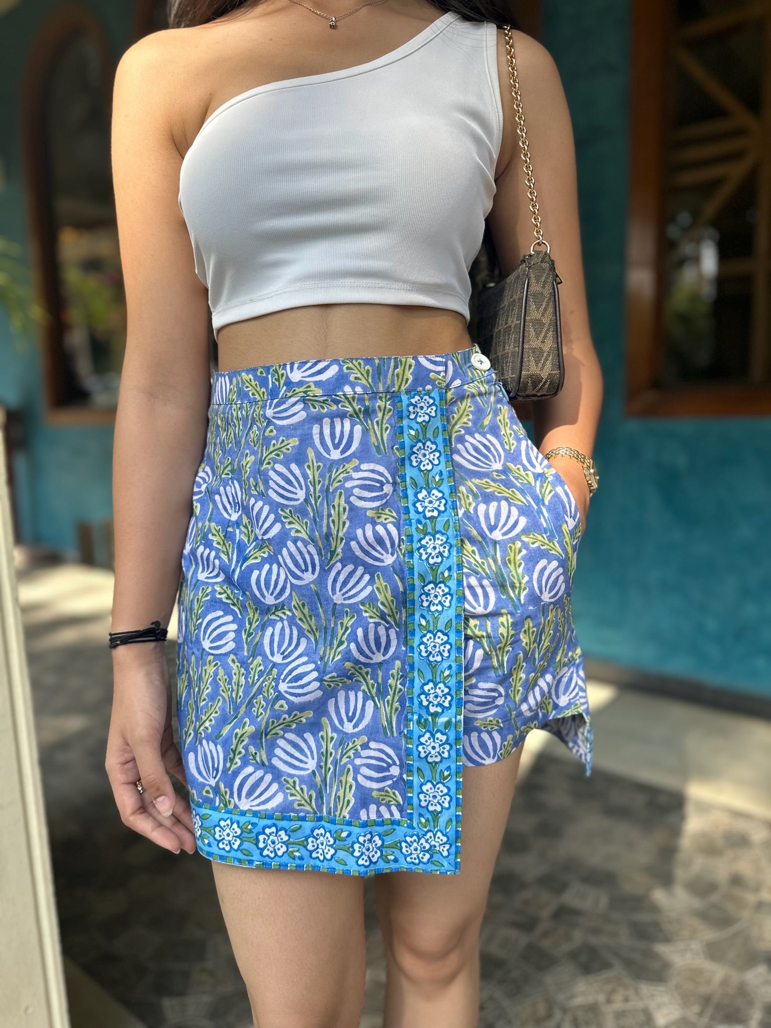 Deep Sea Water Skort