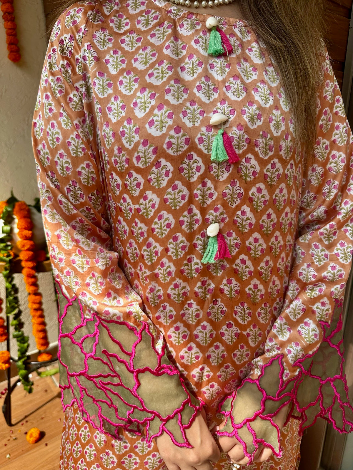 Gerua Modal Embroidery Set