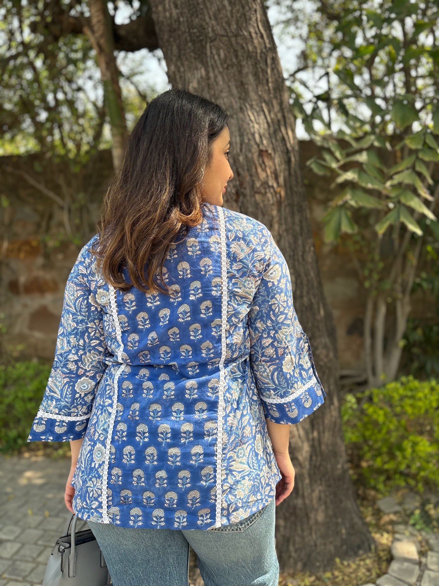 Jodhpur Yoke Short Kurti
