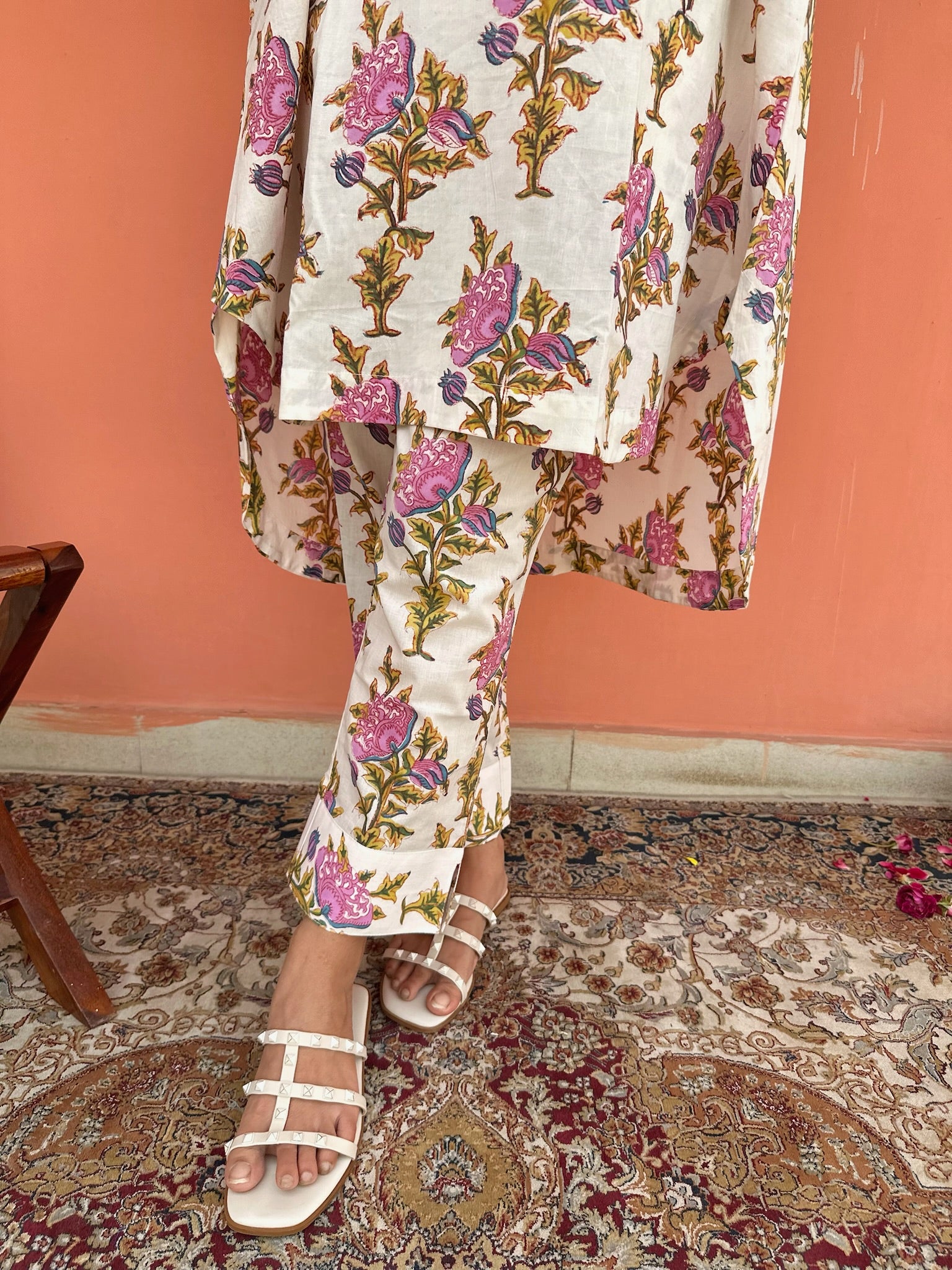 Boxy Mandevilla Pink Co-Ord Set