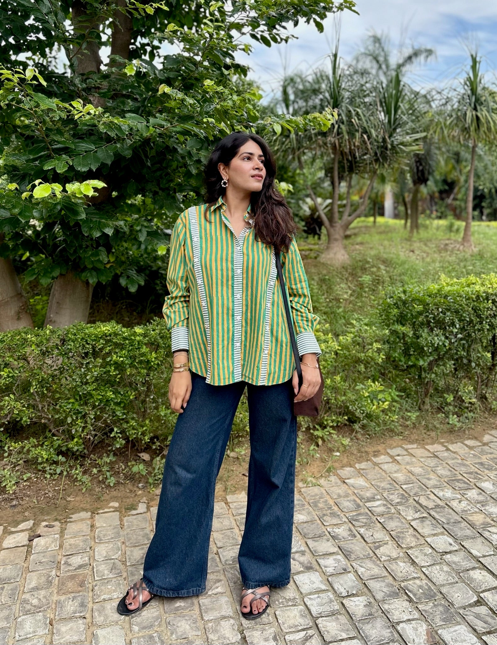 Sunlit Forest Multi Placket Shirt