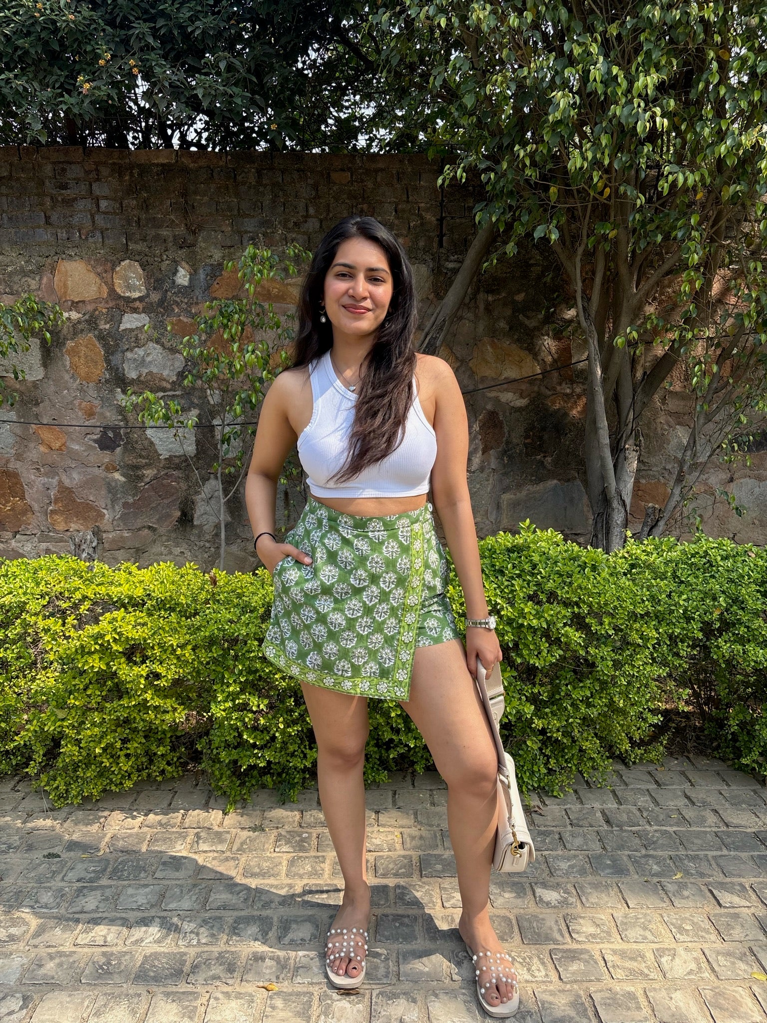 Forest Bloom Skort