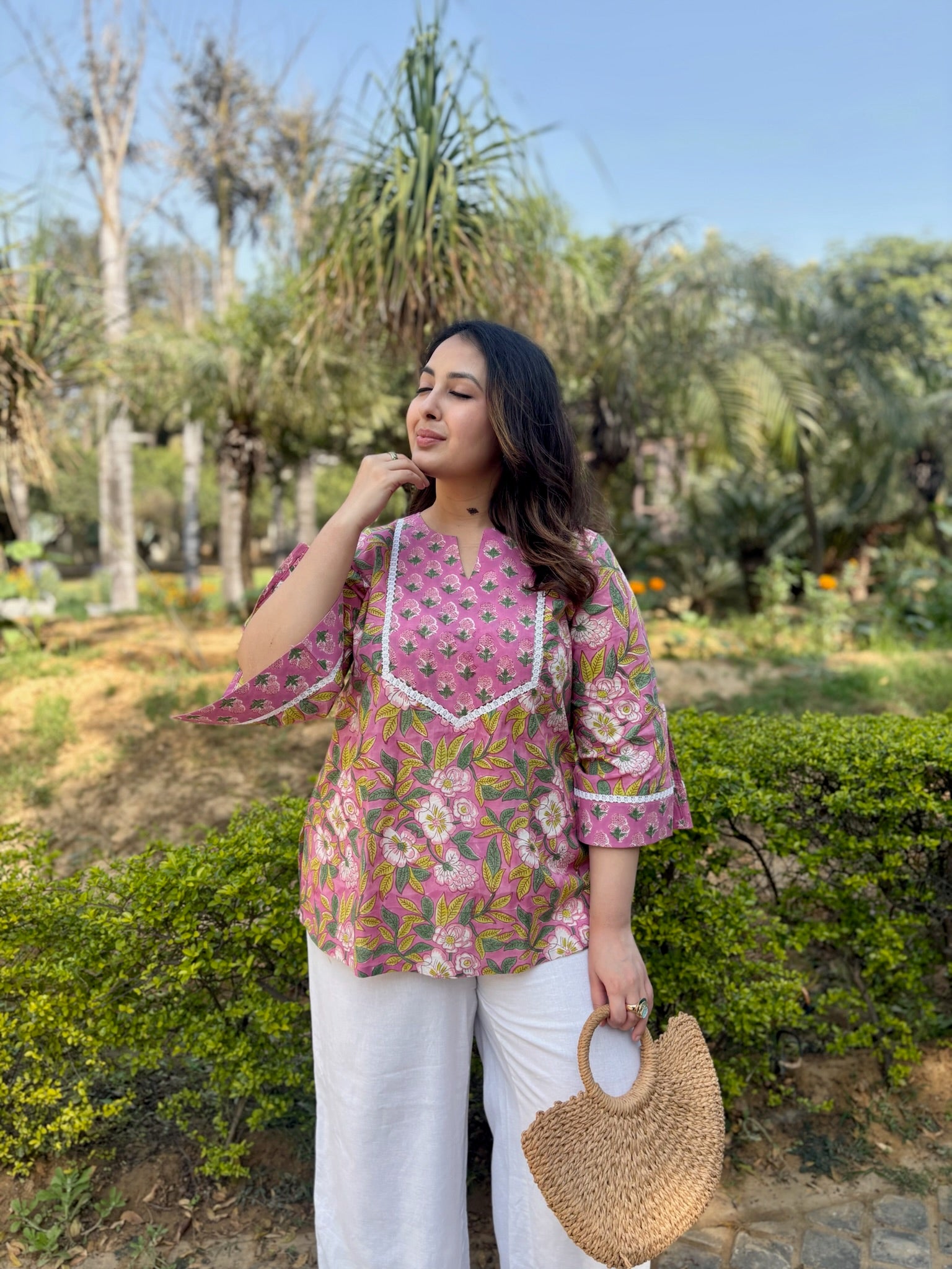 Jaipur Yoke Short Kurti