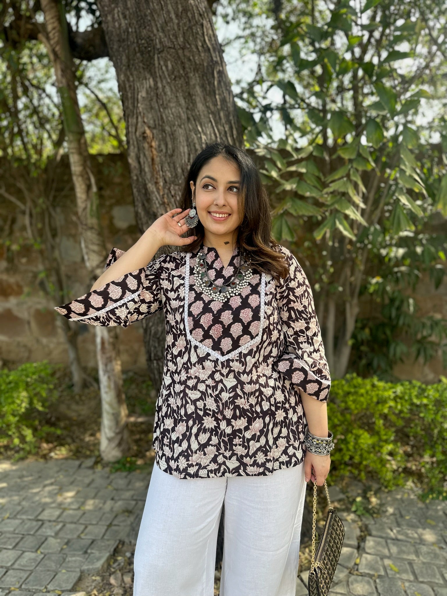 Andhra Yoke Short Kurti