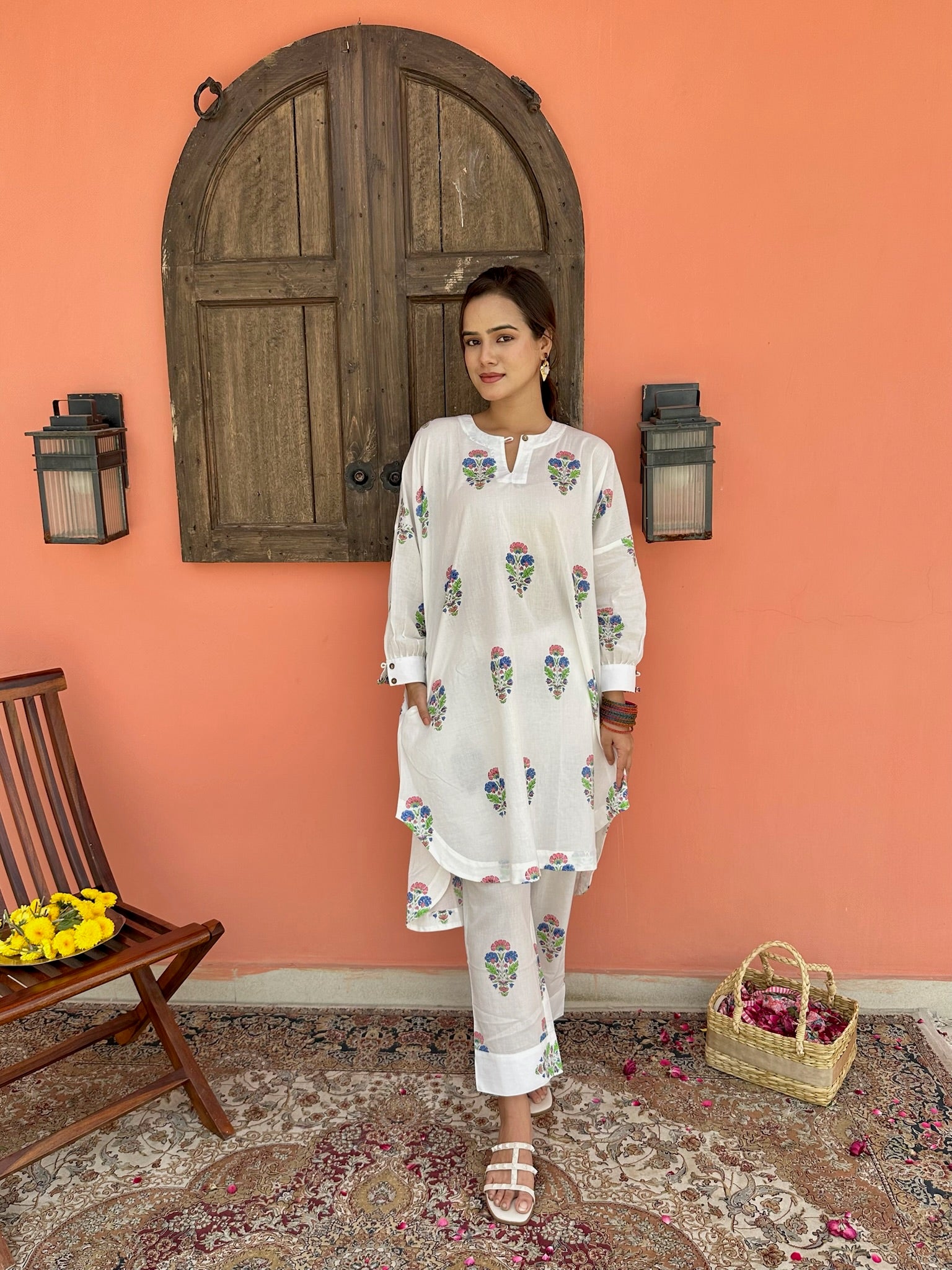 Boxy Hydrangea Co-Ord Set