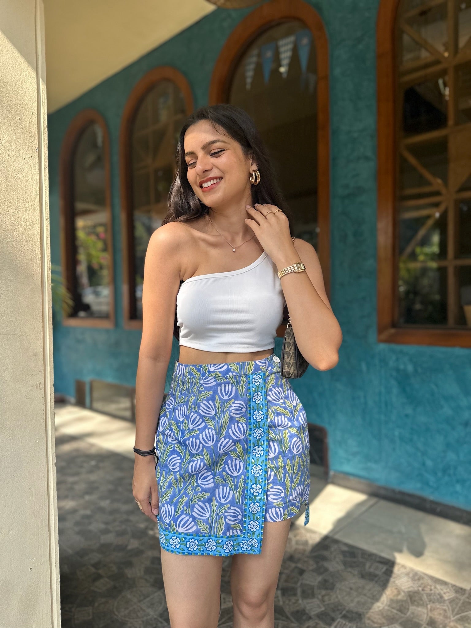 Deep Sea Water Skort