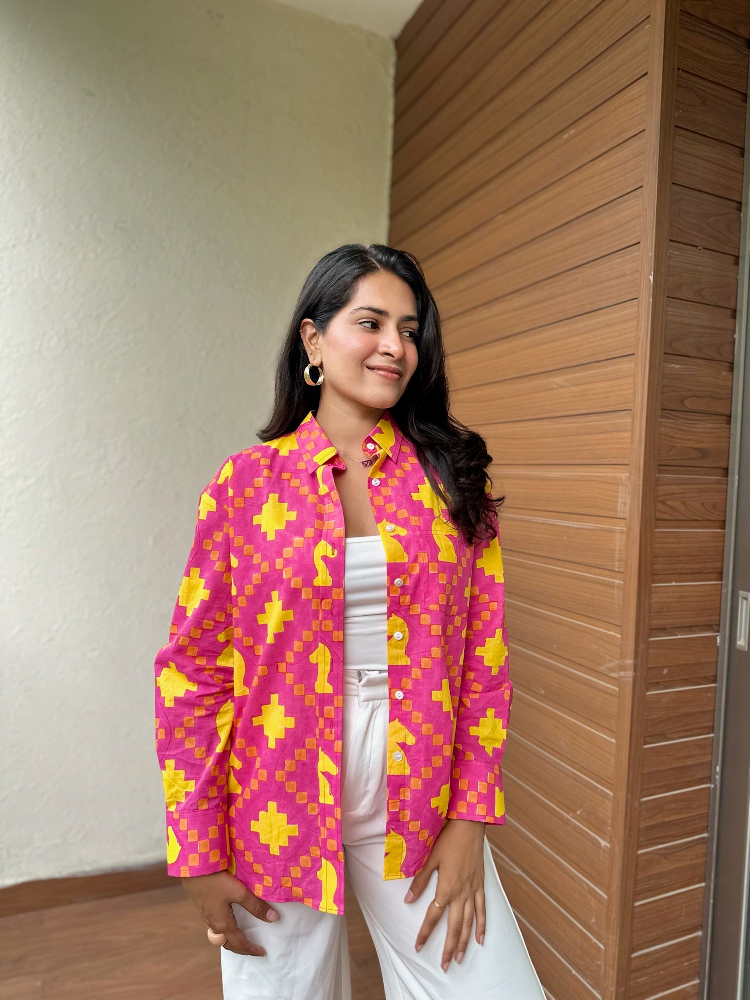 Exclusive Shatranj Yellow Shirt