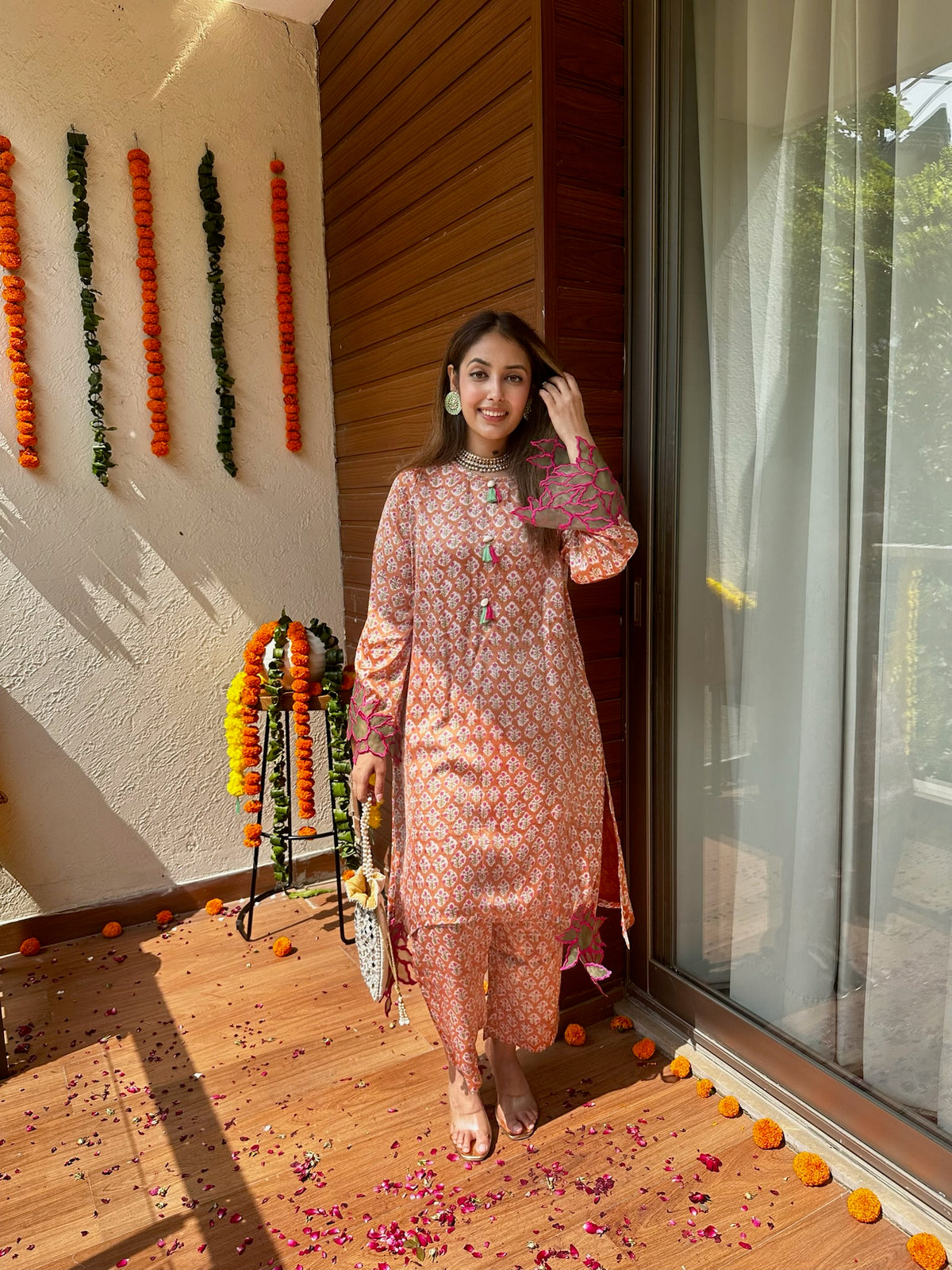 Gerua Modal Embroidery Set