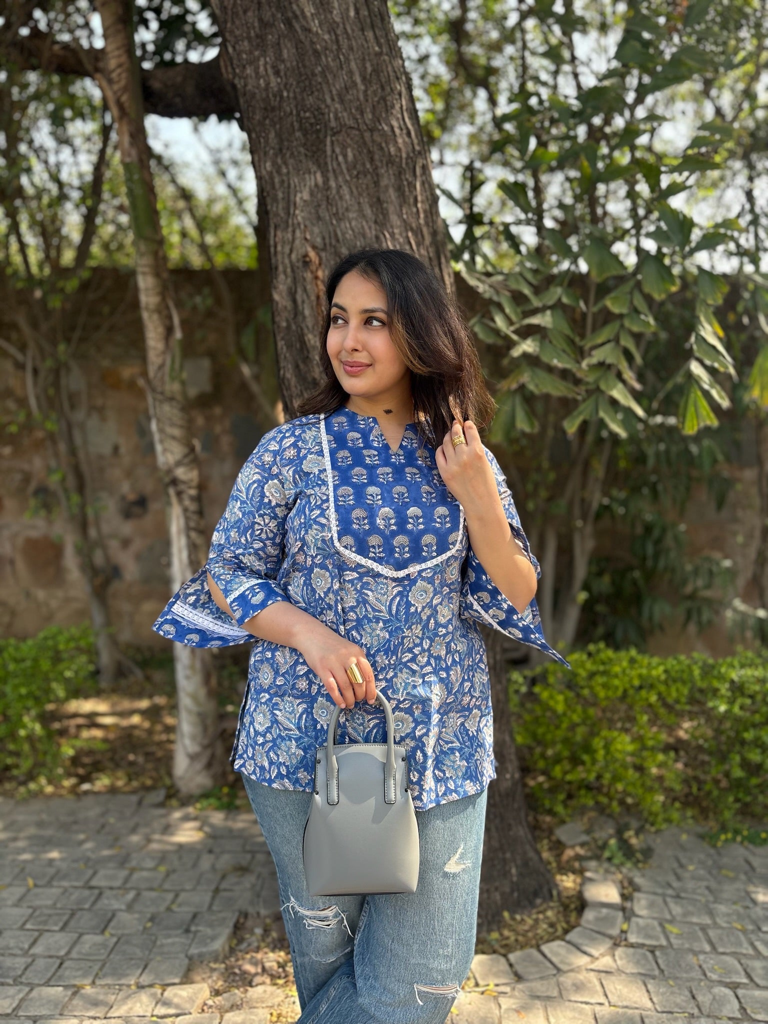 Jodhpur Yoke Short Kurti