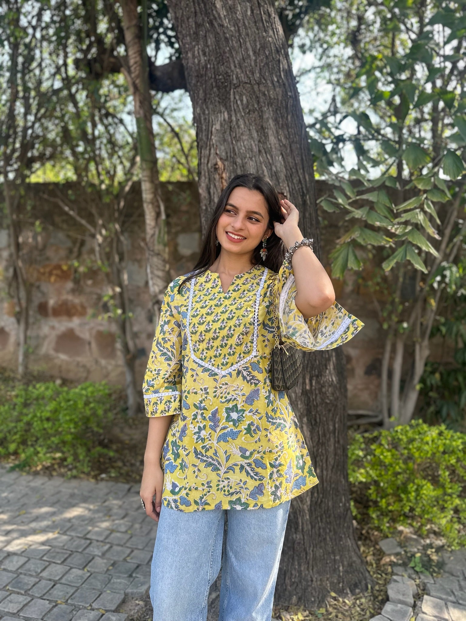 Karnatak Yoke Short Kurti