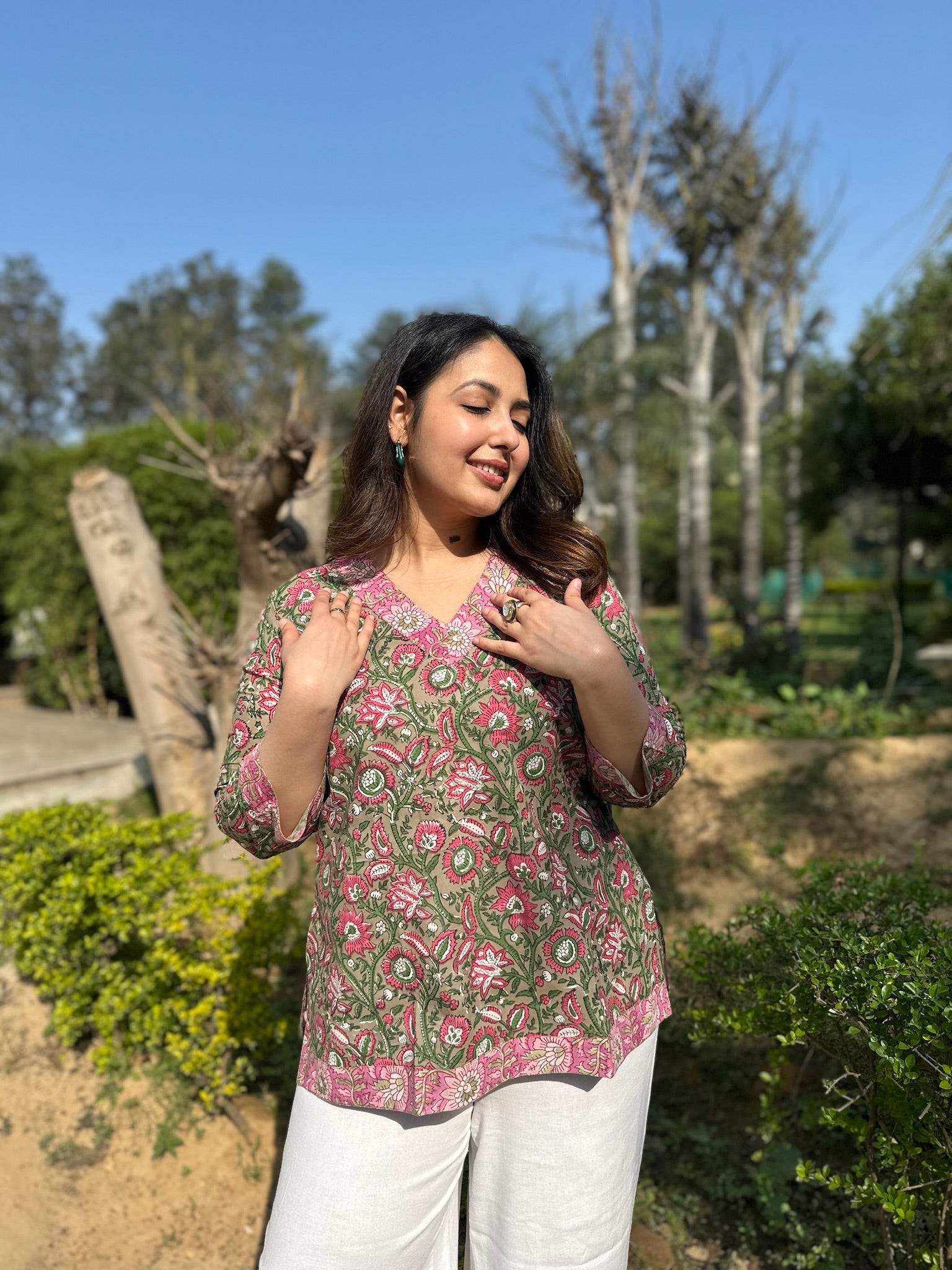 Phool Bel Short Kurti