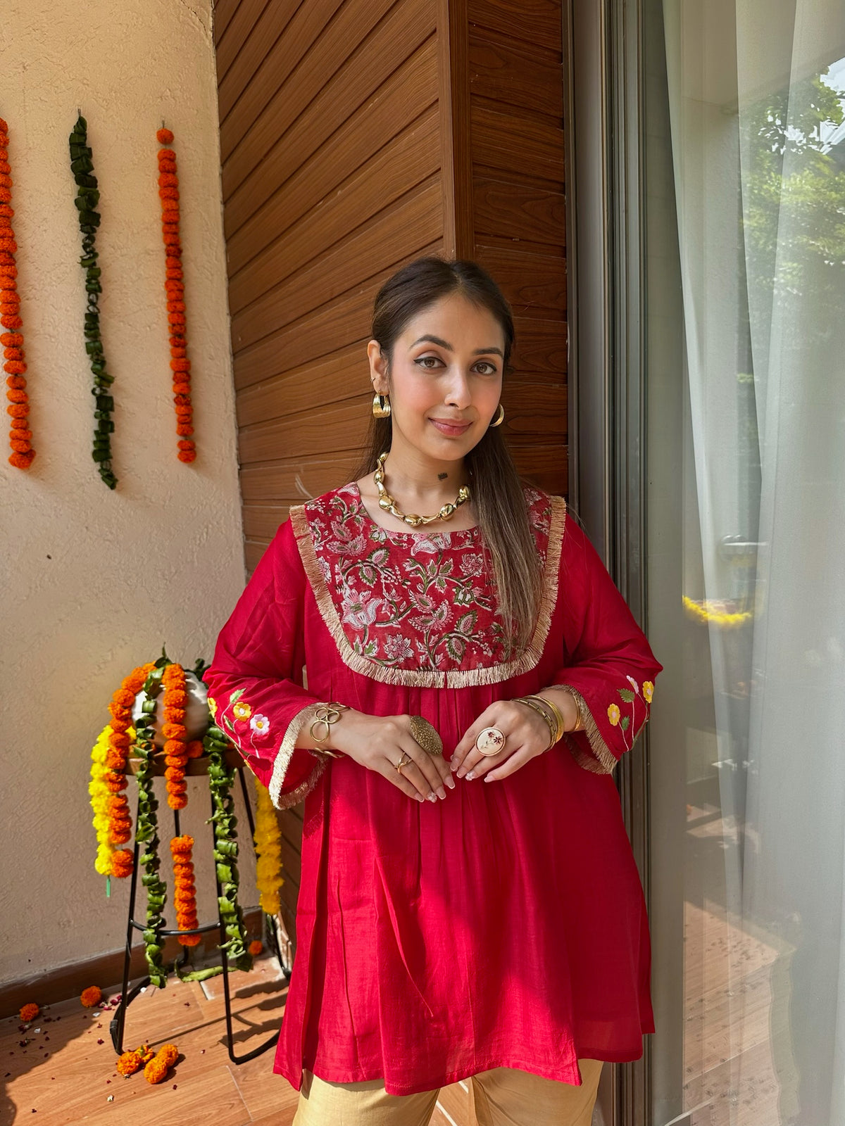 Rakta Yoke Short Kurta Set