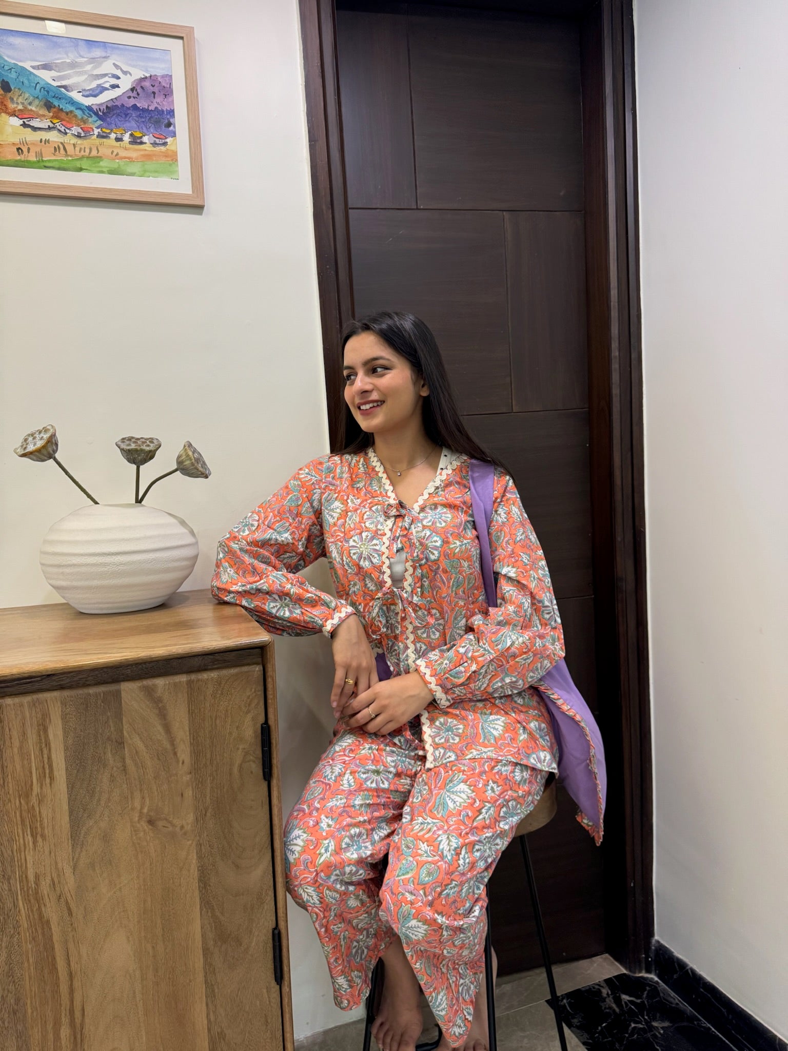 Sahar Heart Resort Wear Set