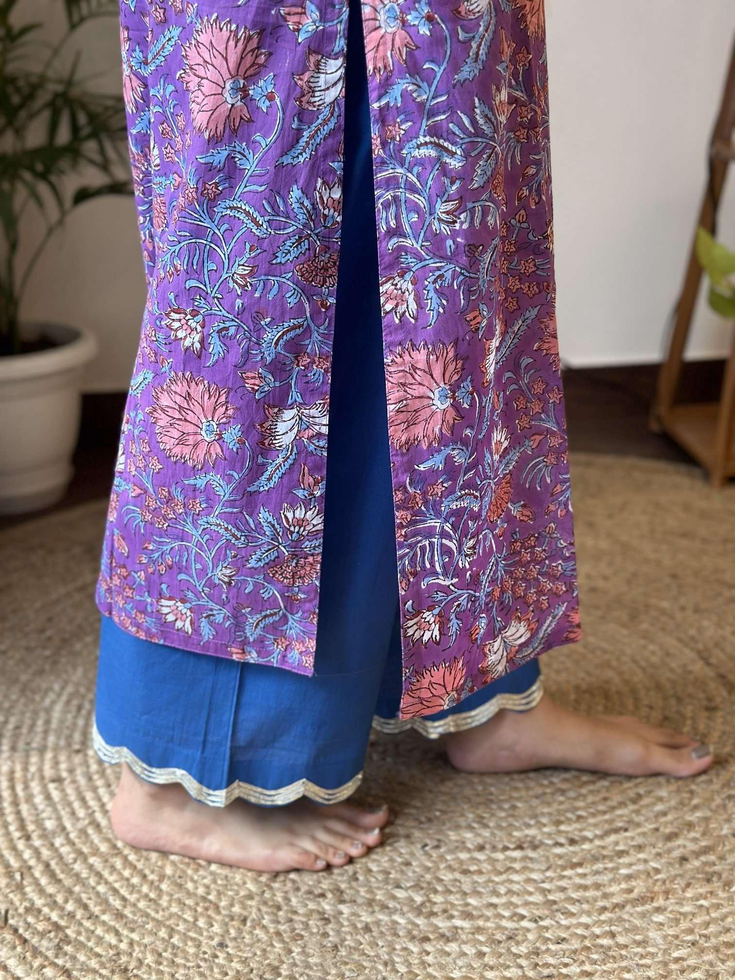 Sapphire Blue Pant - Mannगिरी