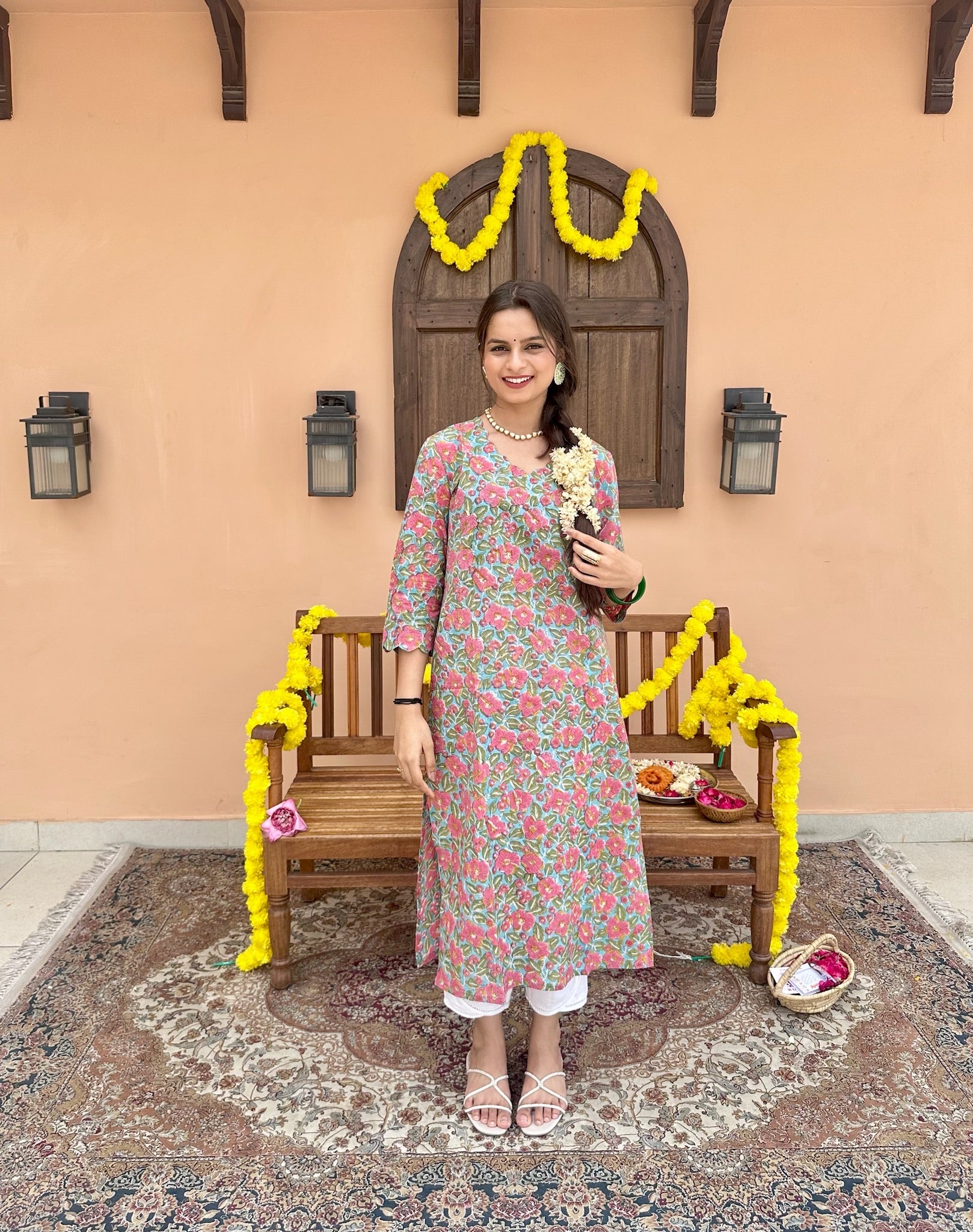 Tiffany Blue Long Kurta